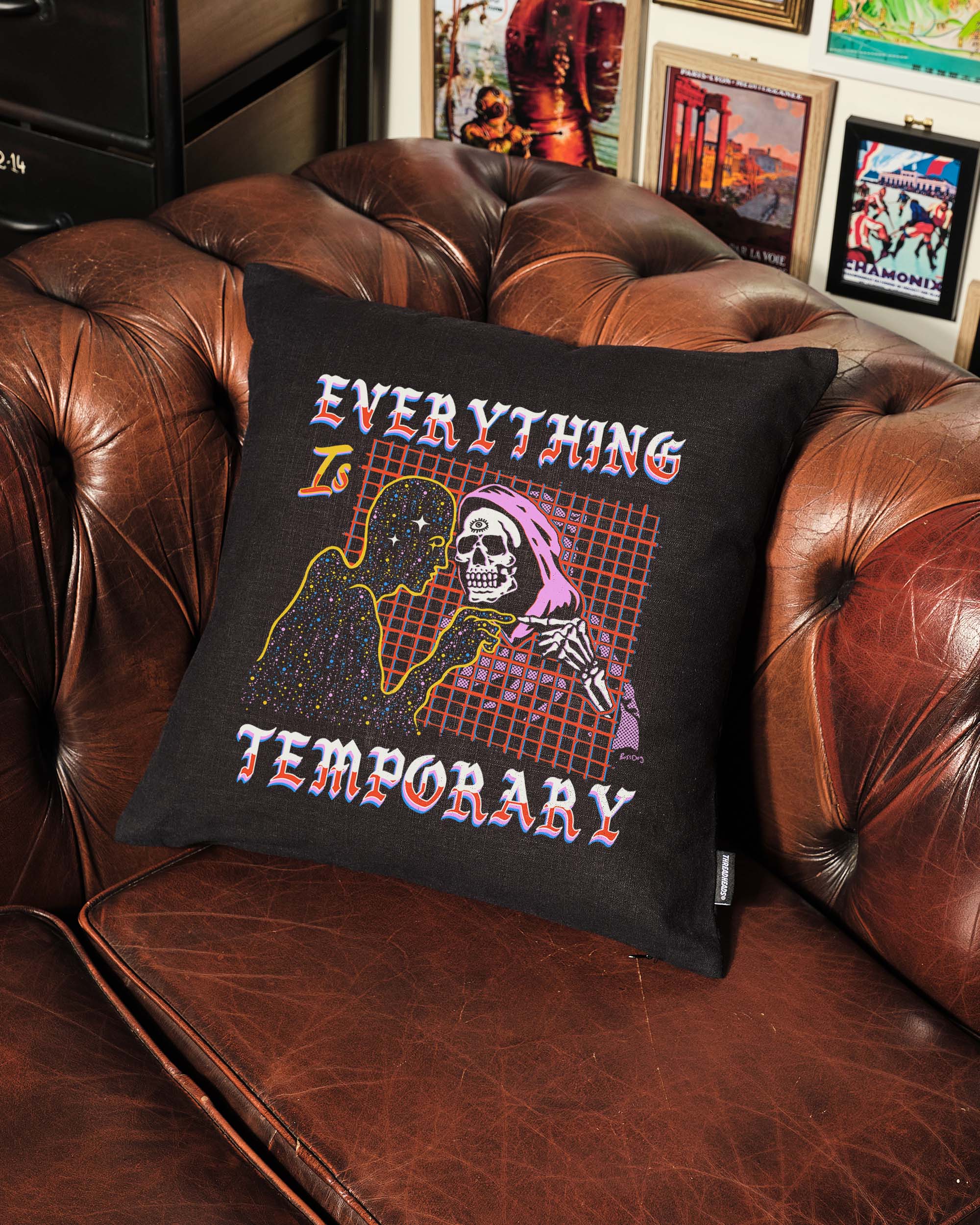 Everything is Temporary Cushion