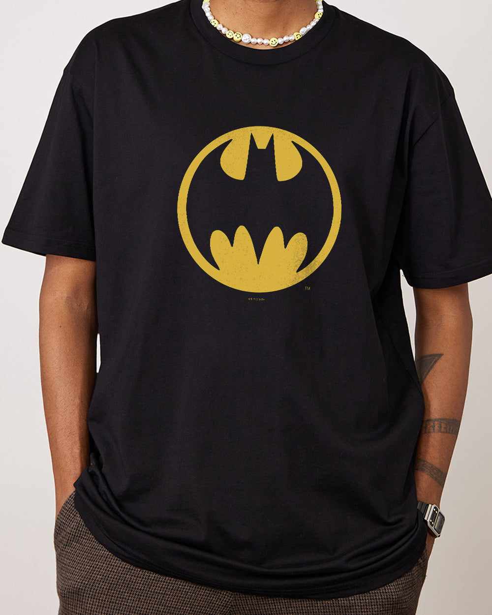 Bat Signal Logo T-Shirt Europe Online #colour_black