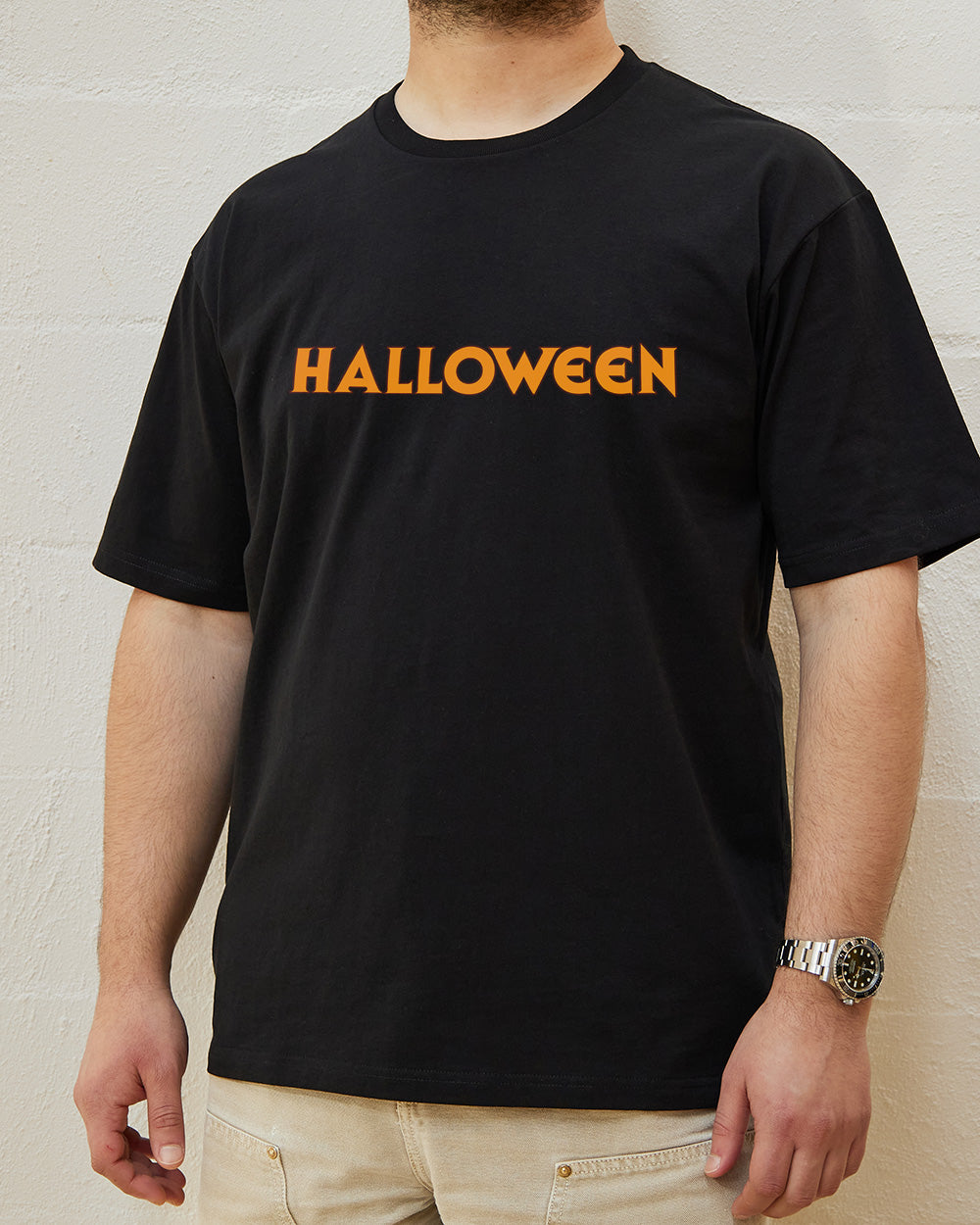 Halloween Logo T-Shirt Europe Online Black