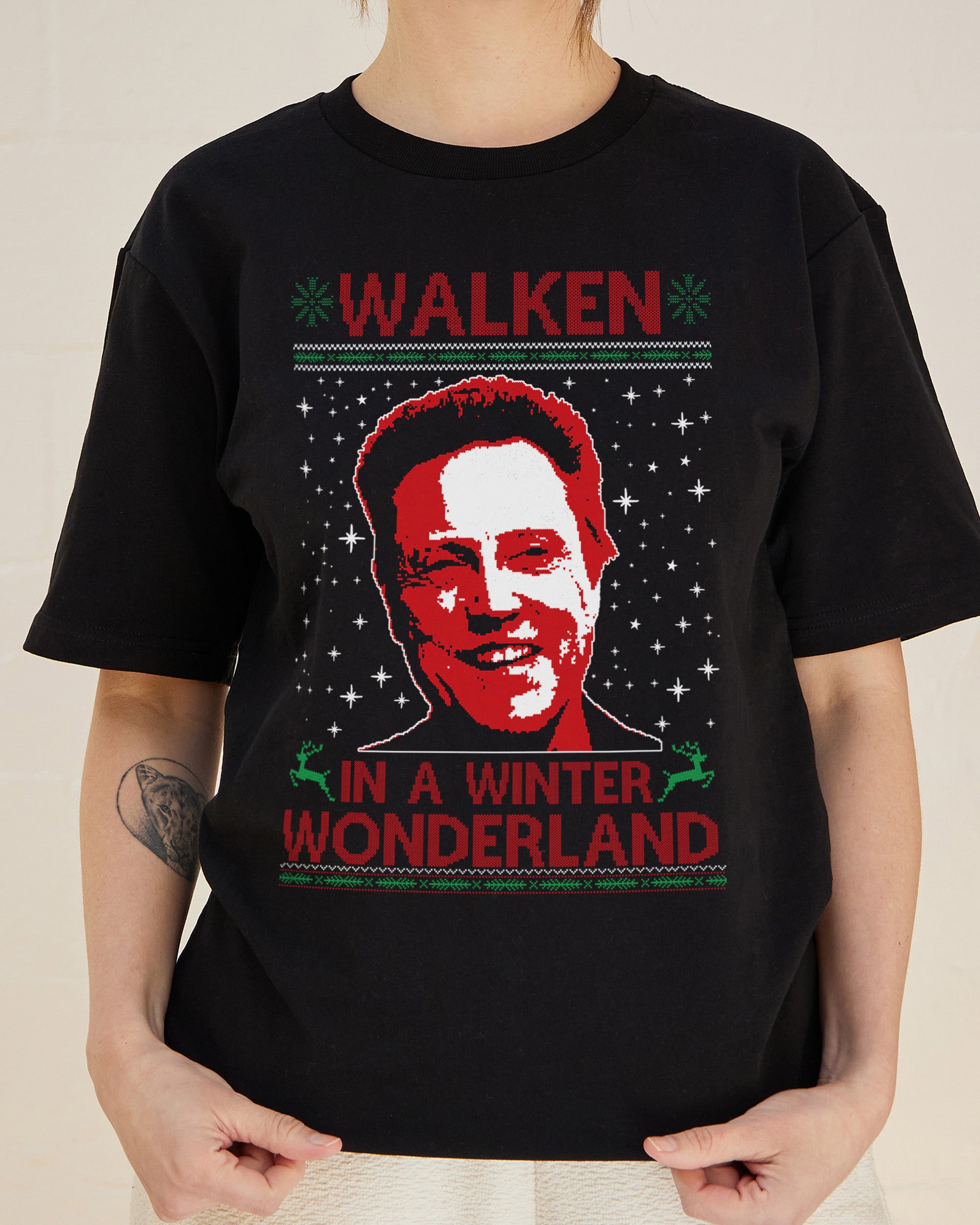 Walken In A Winter Wonderland T-Shirt Europe Online Black