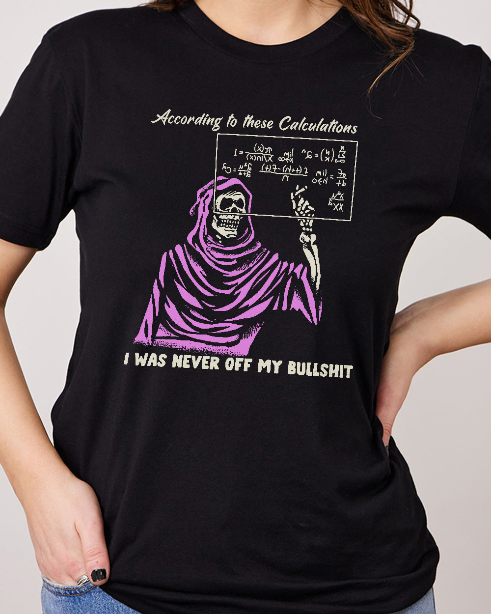 Calculations T-Shirt Australia Online #colour_black