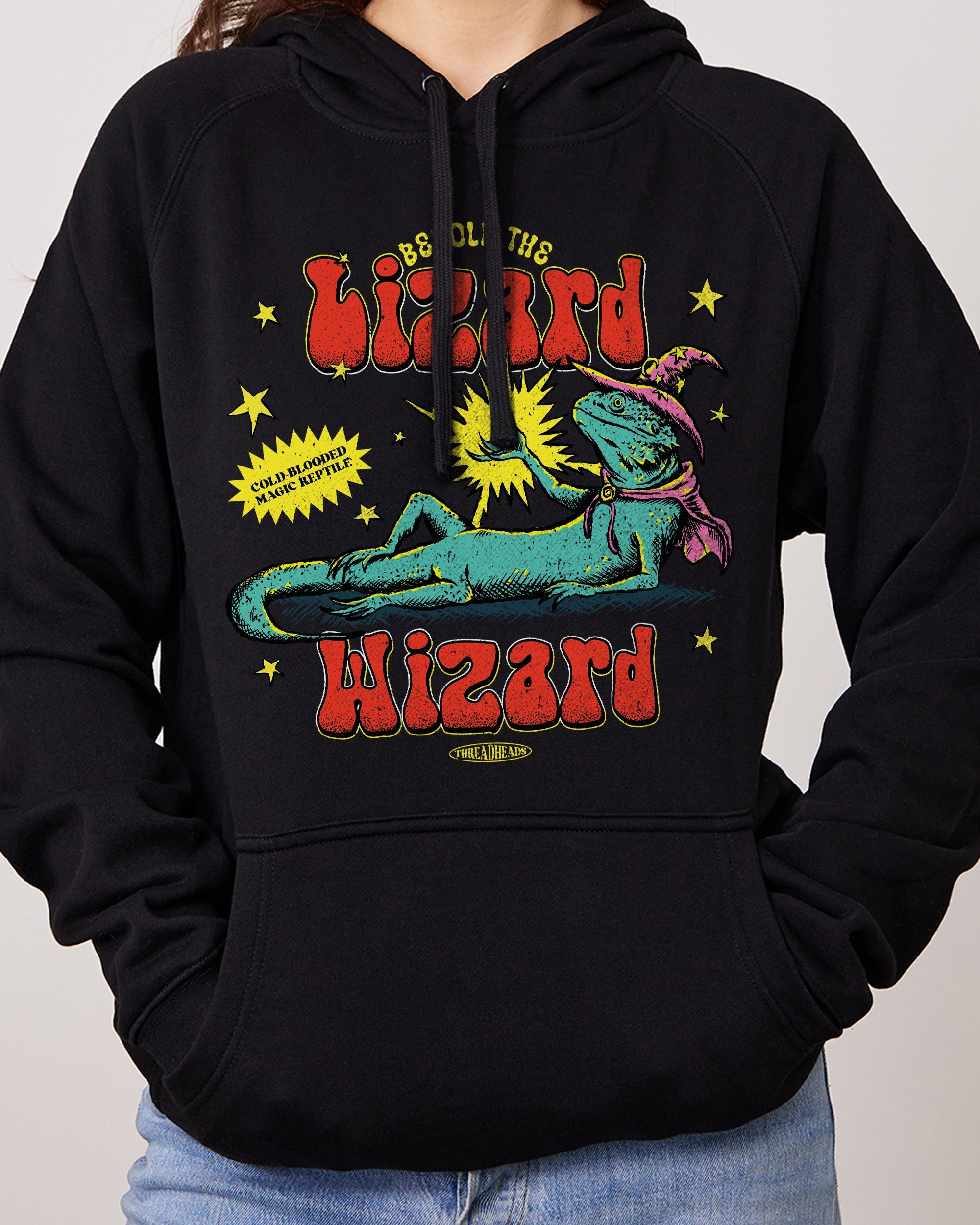 Lizard Wizard Hoodie Australia Online Black