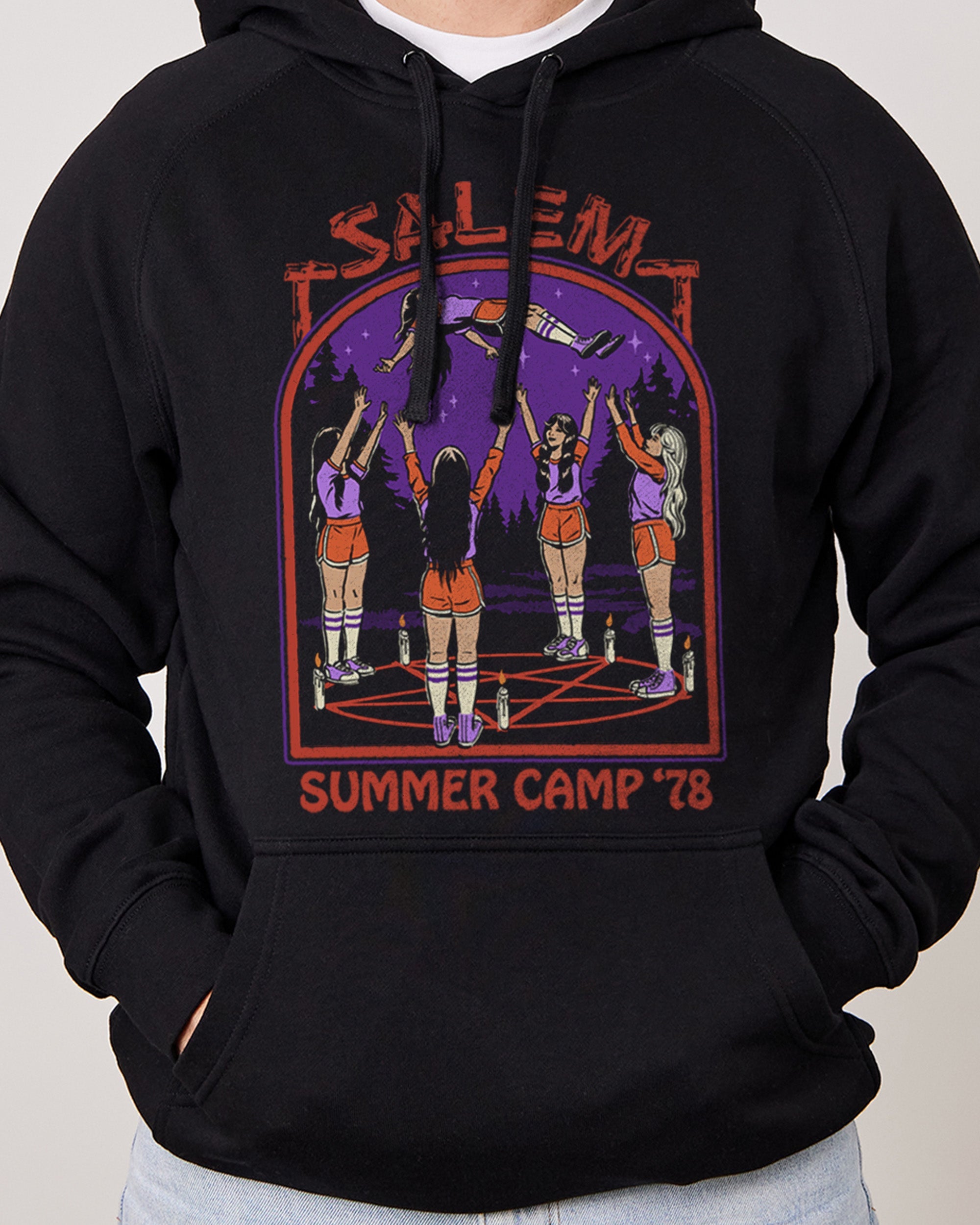 Salem Summer Camp Hoodie Australia Online Black