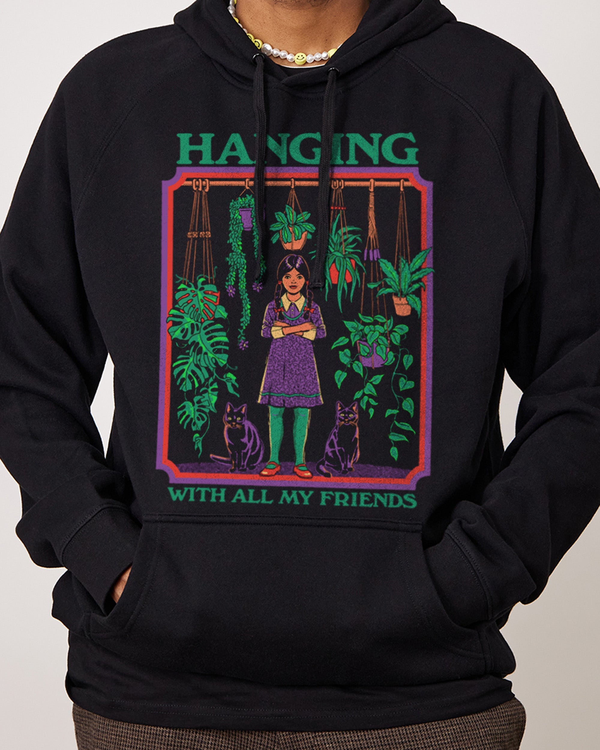 Hanging With All My Friends Hoodie Australia Online Black