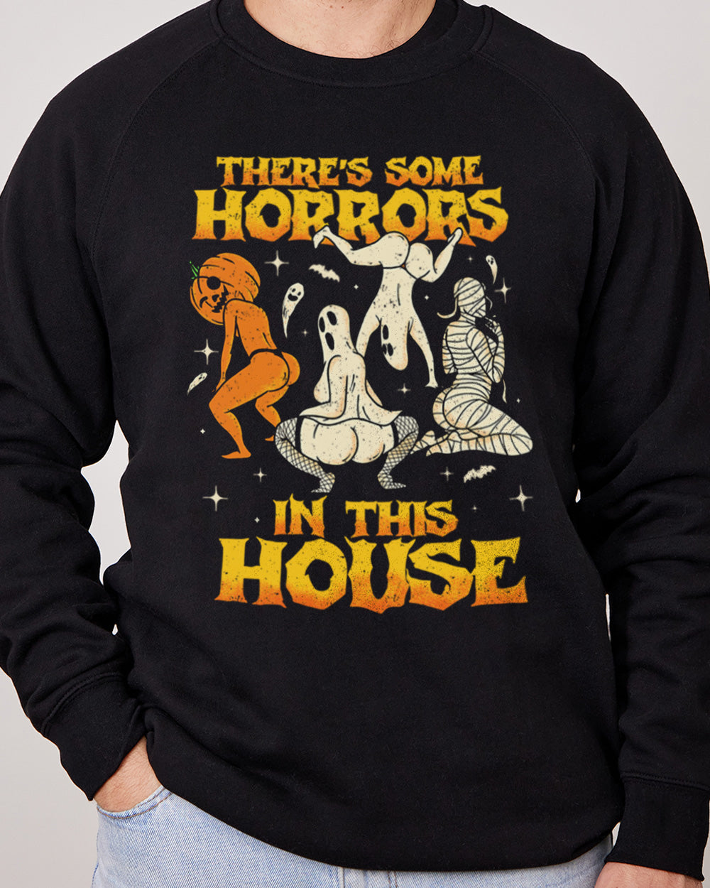 There's Some Horrors In This House Jumper Europe Online Black