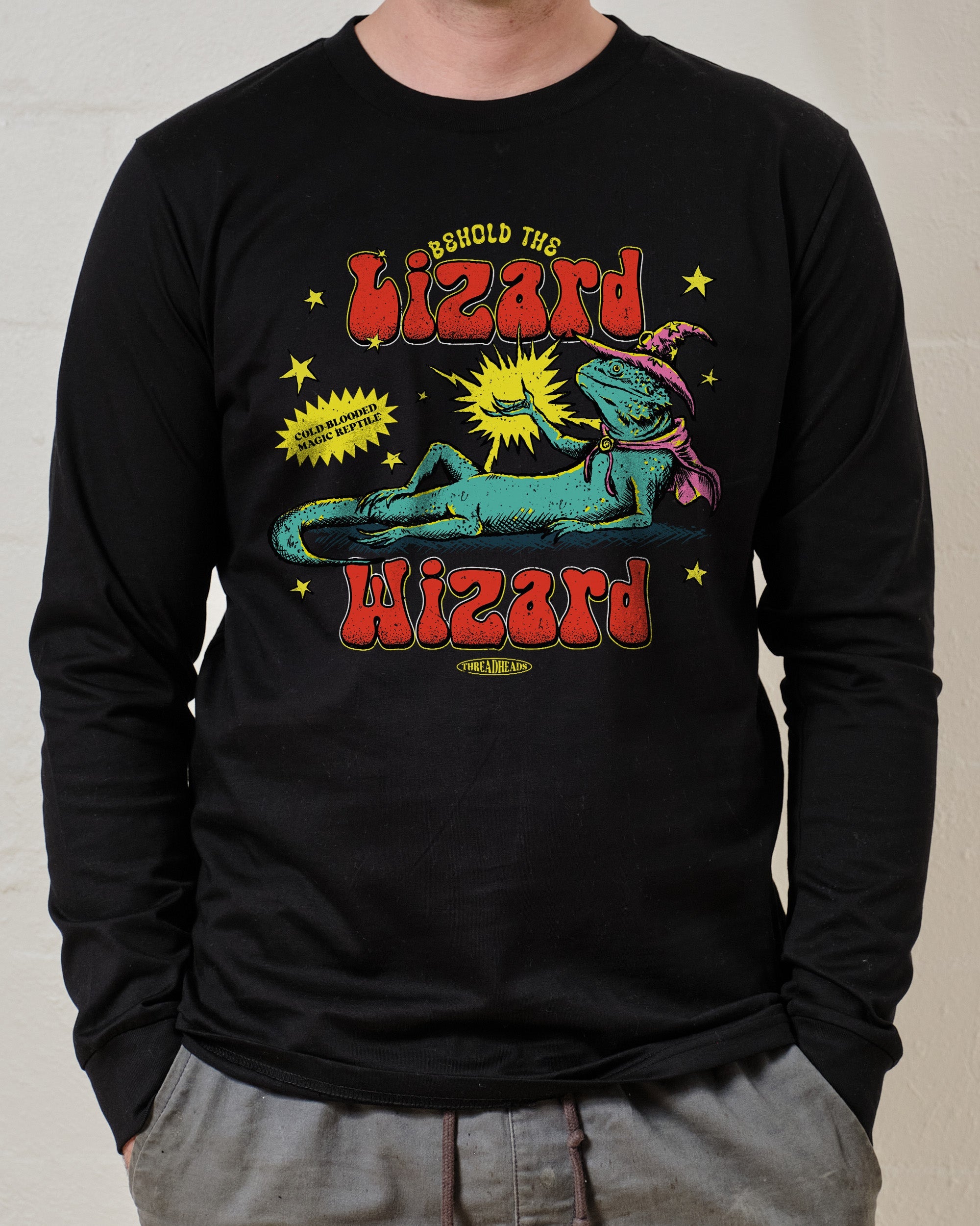 Lizard Wizard Long Sleeve Australia Online Black