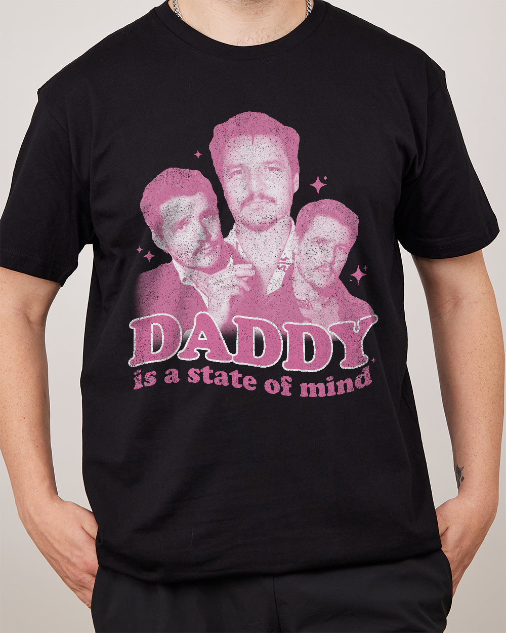 Daddy Is a State of Mind T-Shirt Australia Online #colour_black