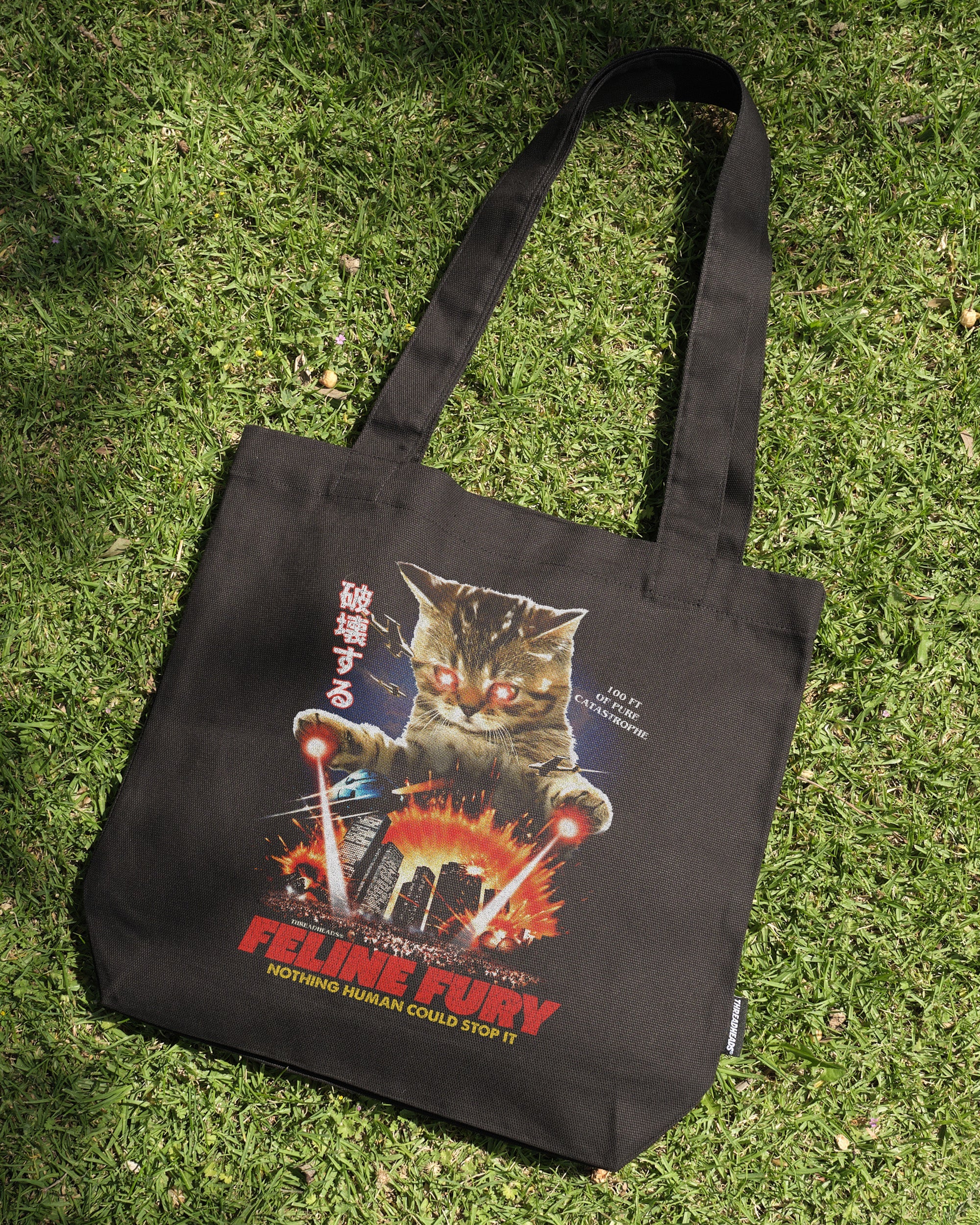 Feline Fury Tote Bag Australia Online Black