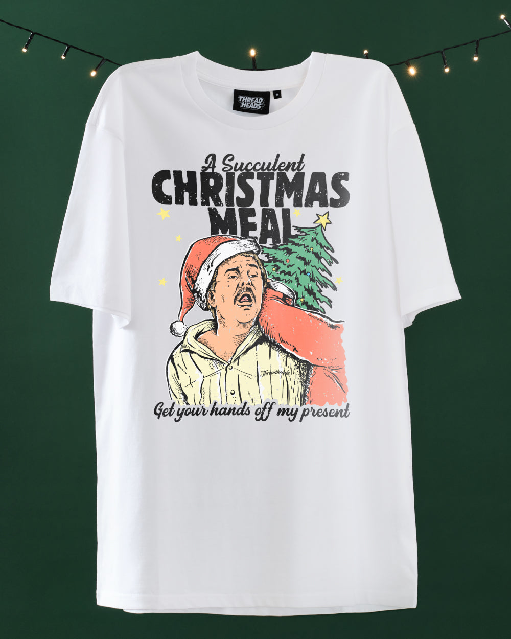 Succulent Chinese Christmas T-Shirt Europe Online White