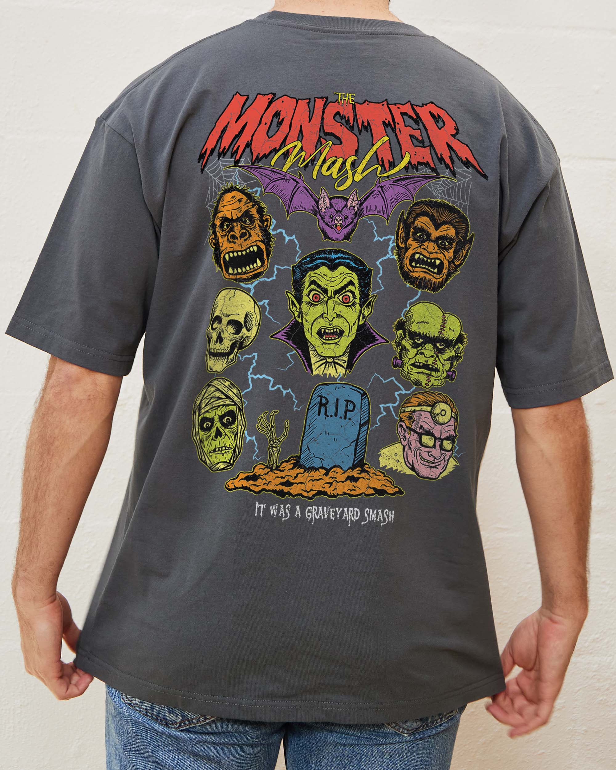 Monster Mash T-Shirt Australia Online Coal
