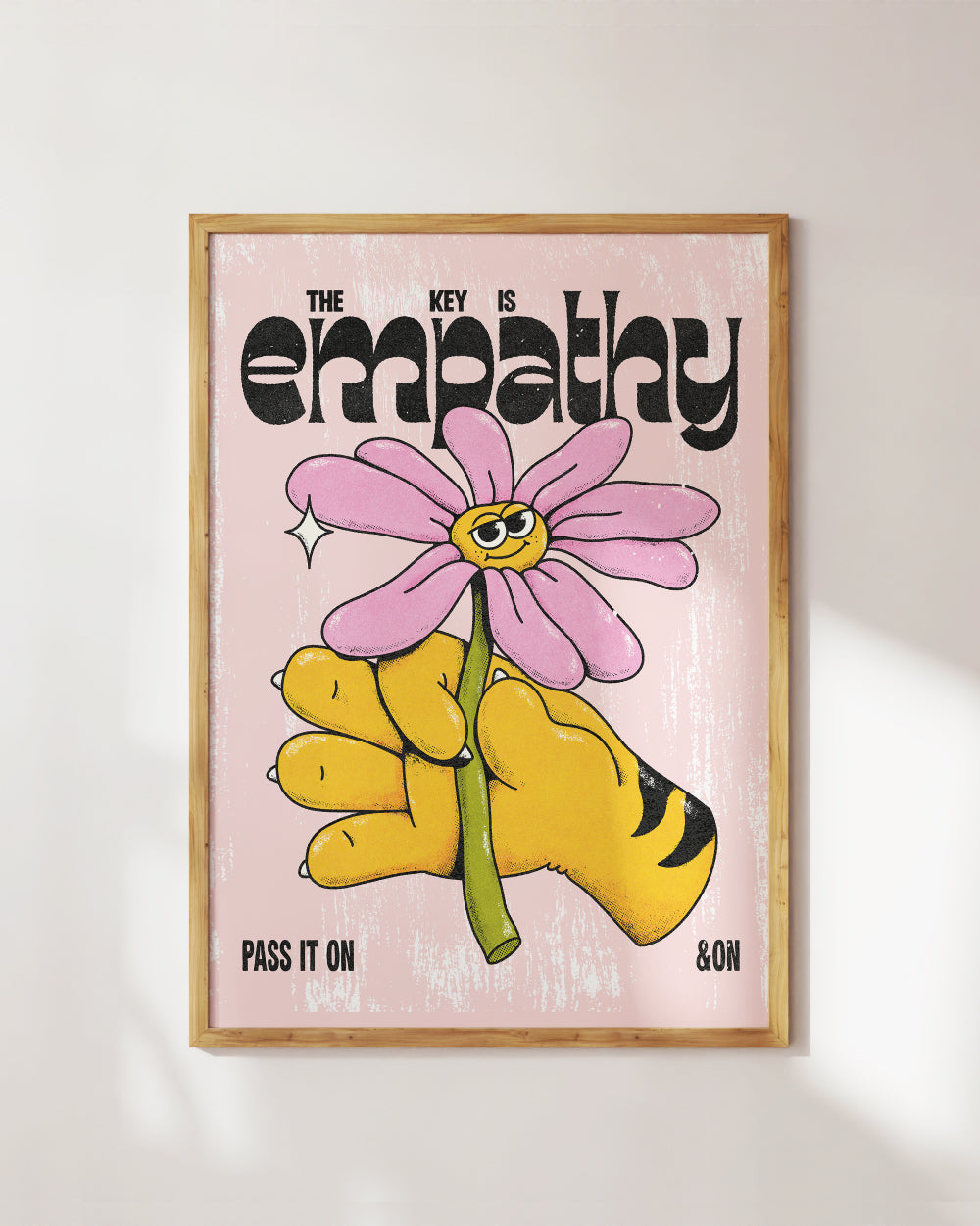 Empathy Art Print | Wall Art #colour_pink