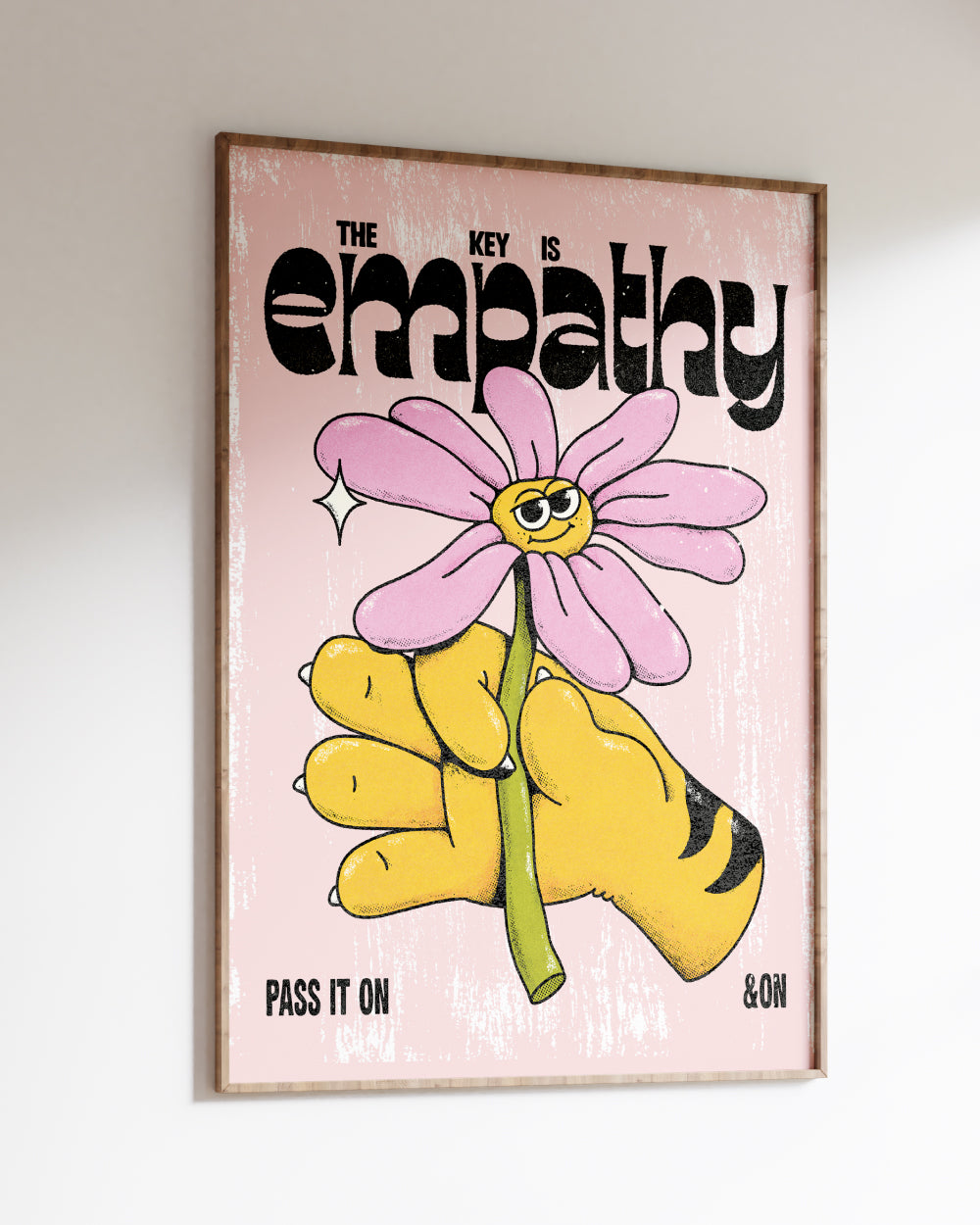 Empathy Art Print | Wall Art #colour_pink
