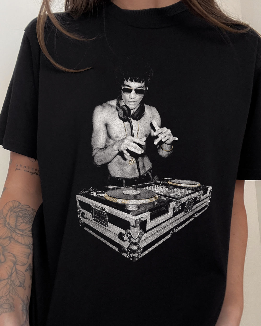 DJ Bruce Lee T-Shirt Europe Online #colour_black