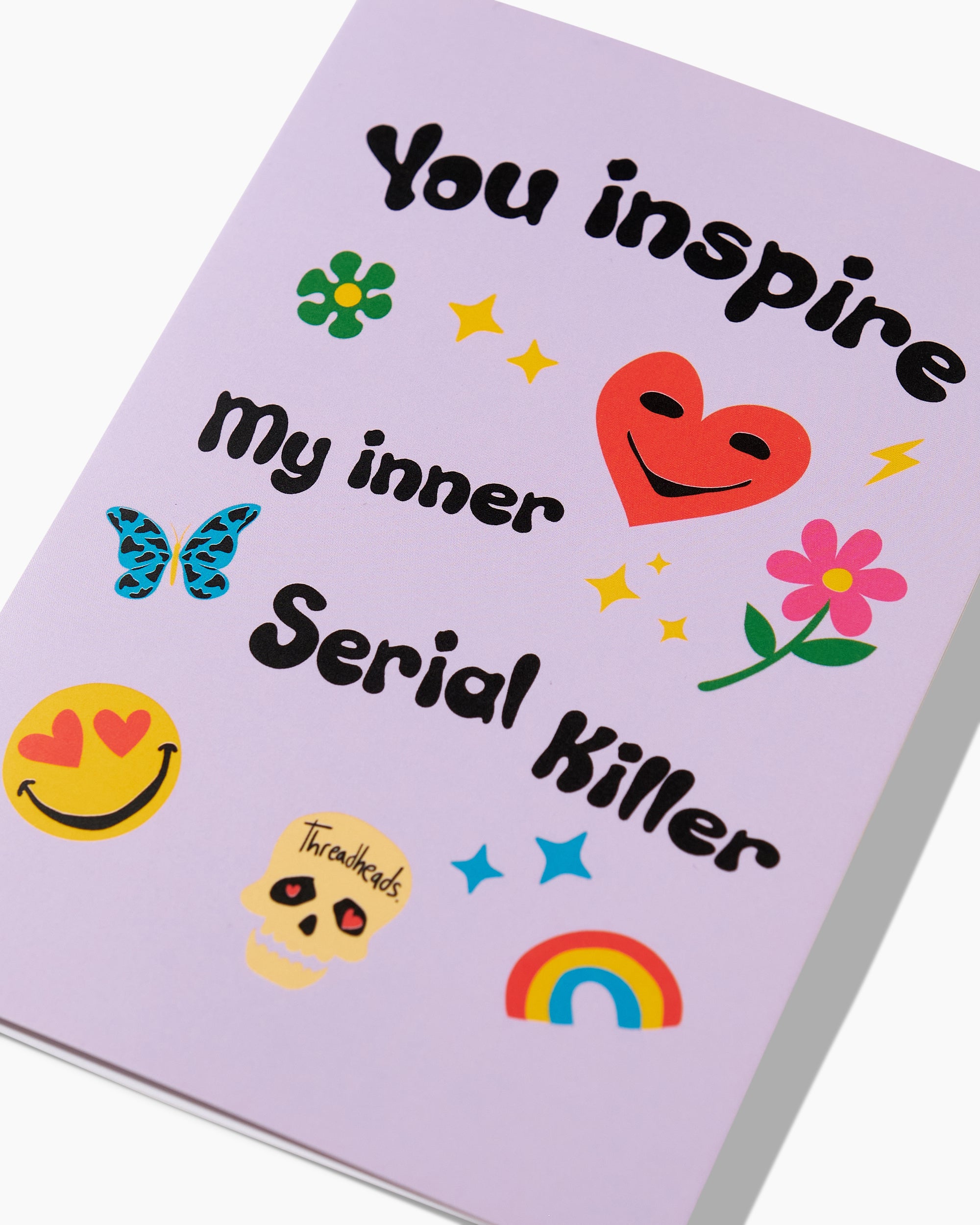 Inspire my Inner Serial Killer Greeting Card Australia Online