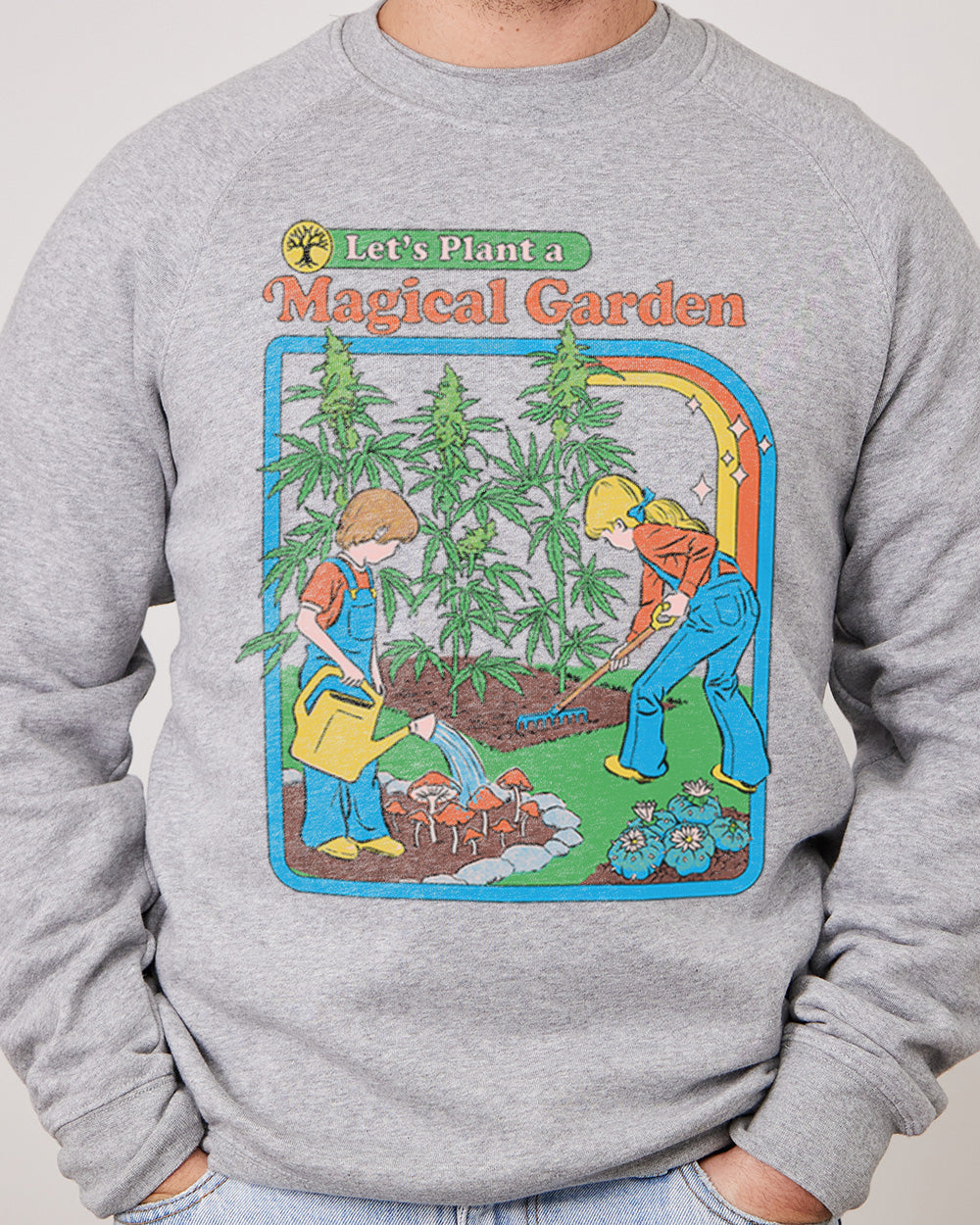 Magical Garden Sweater Australia Online #colour_grey