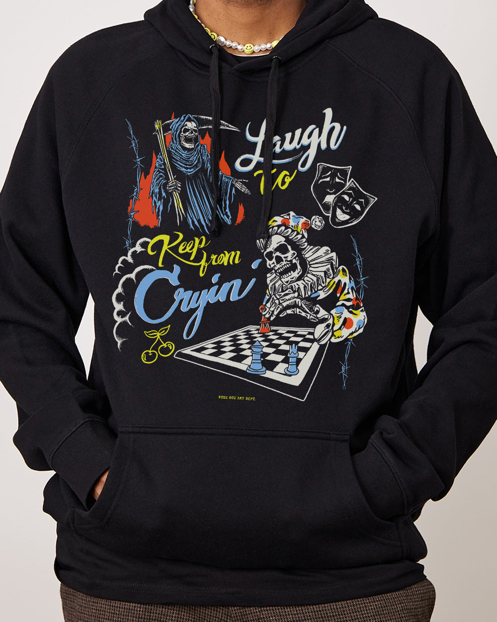 Laugh To Keep From Cryin' Hoodie Europe Online #colour_black