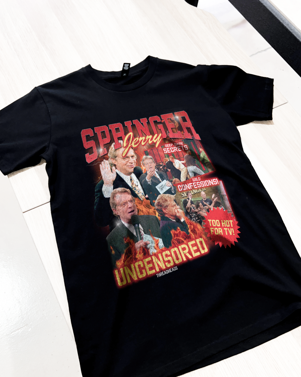 Jerry Springer T-Shirt Europe Online #colour_black