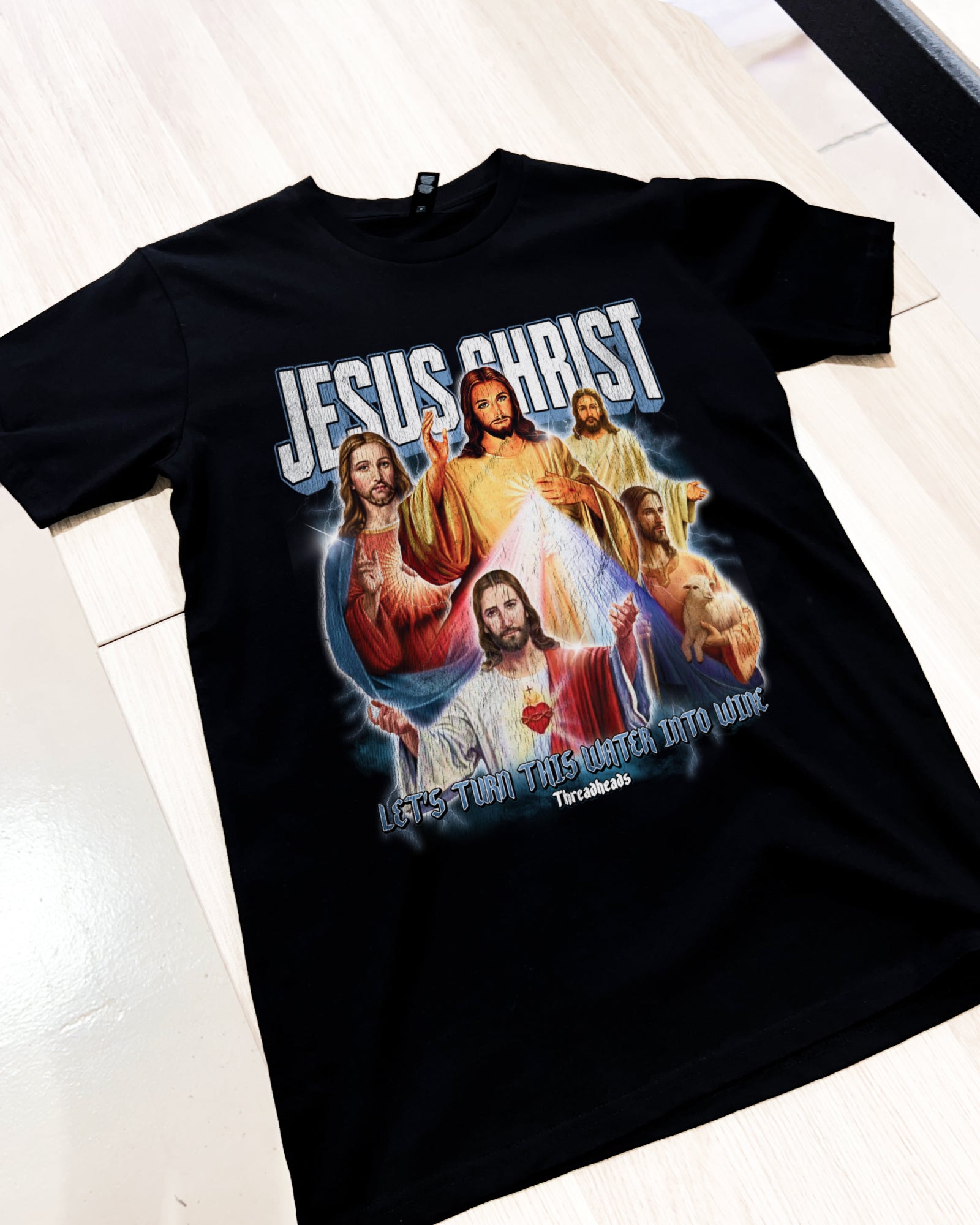 Jesus Christ T-Shirt Europe Online #colour_black