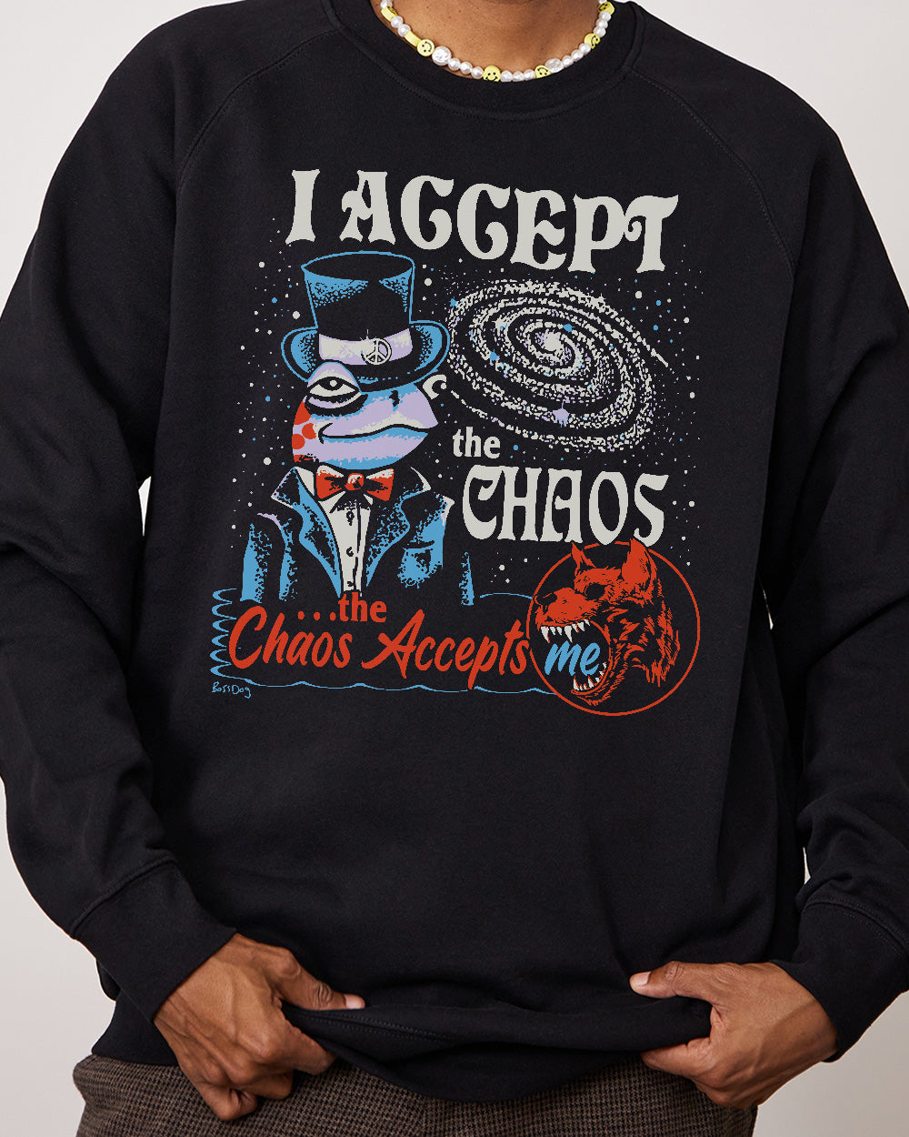 I Accept the Chaos Jumper Europe Online #colour_black
