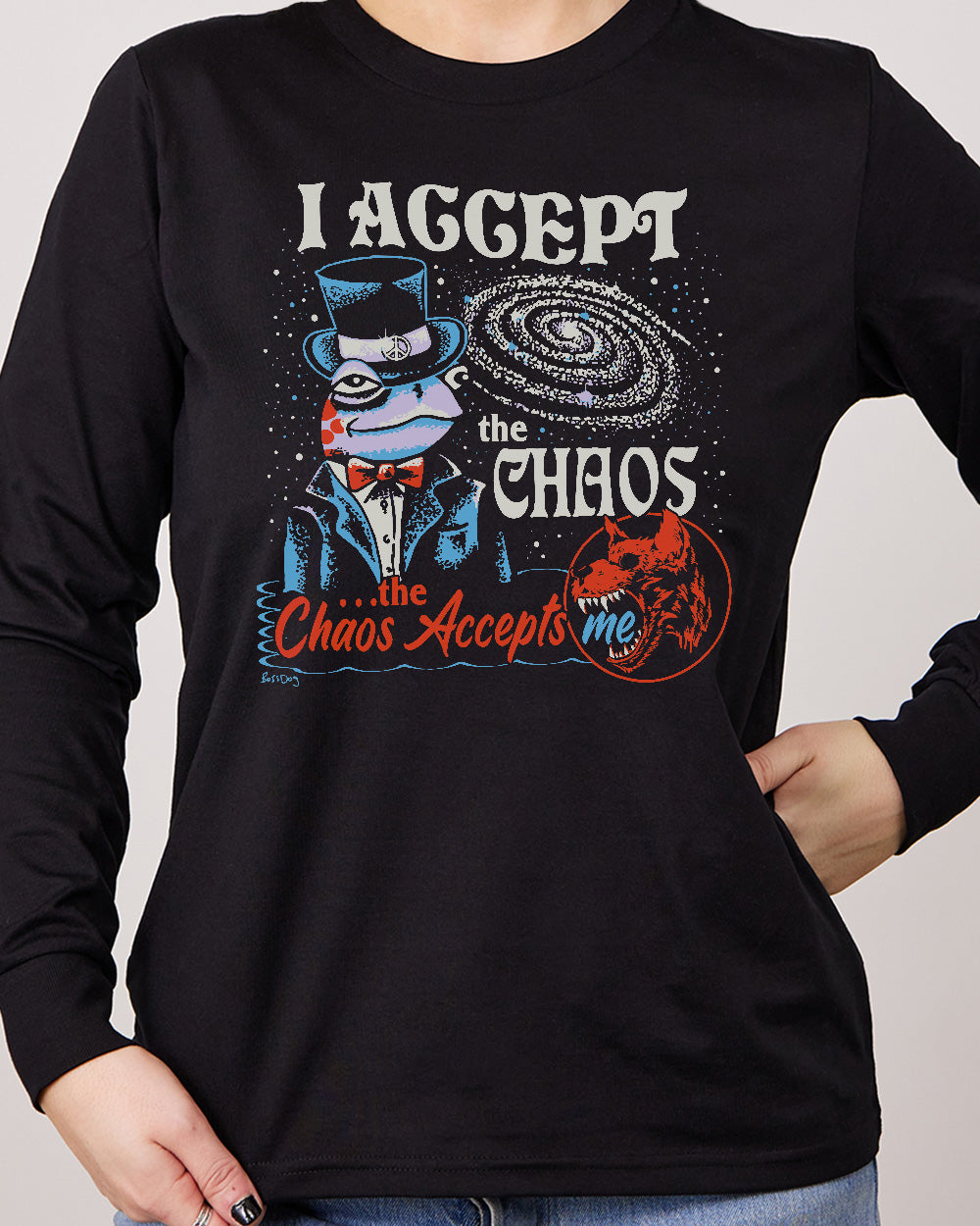 I Accept the Chaos Long Sleeve Europe Online #colour_black