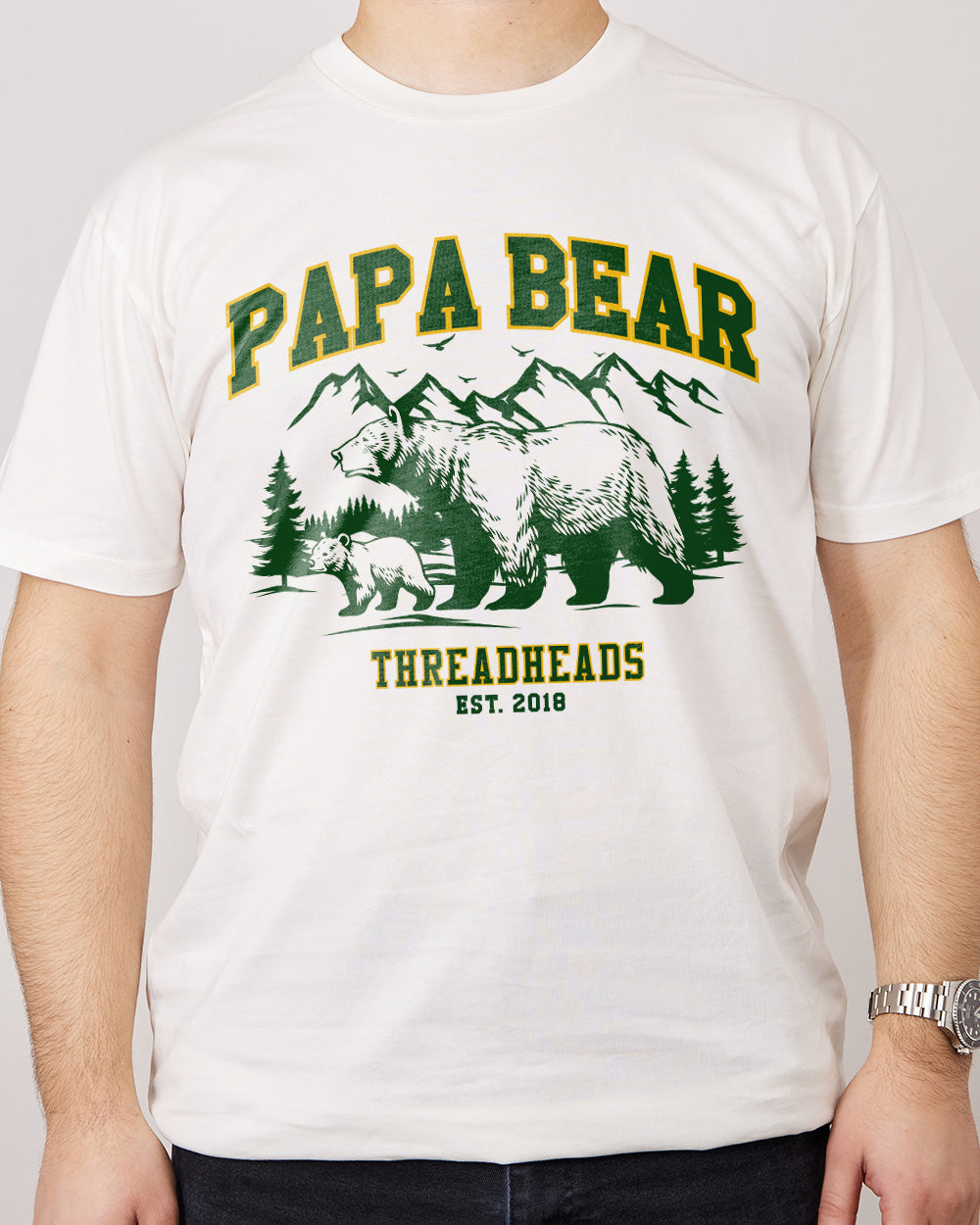 Papa Bear T-Shirt Europe Online #colour_natural