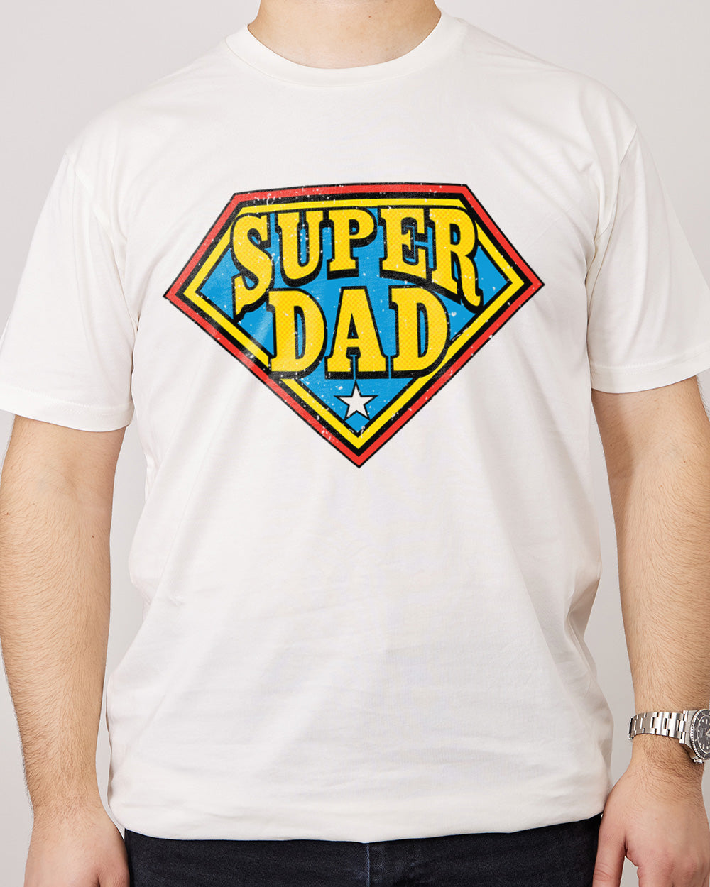 Super Dad T-Shirt Europe Online #colour_natural