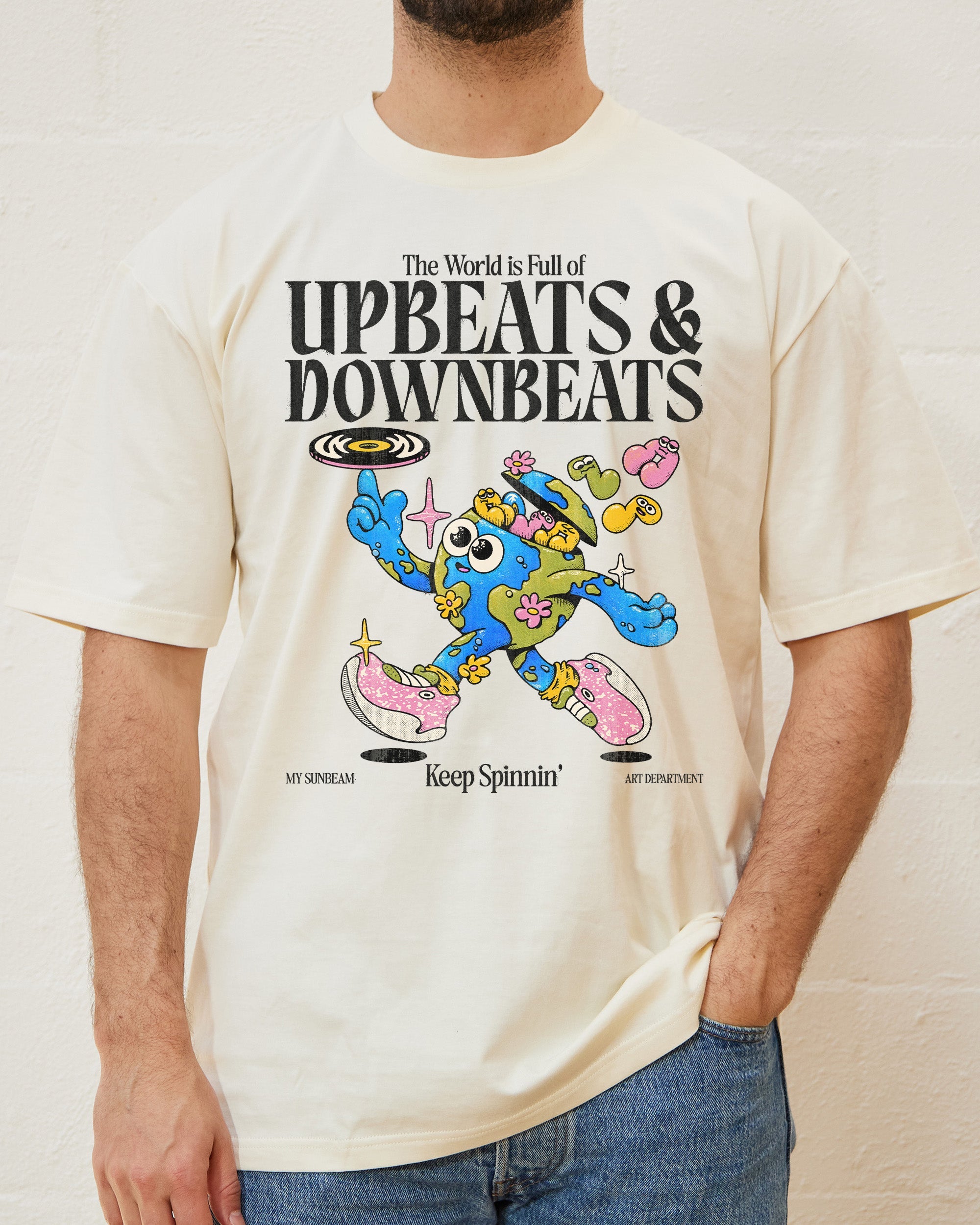 Upbeats & Downbeats T-Shirt Australia Online Natural