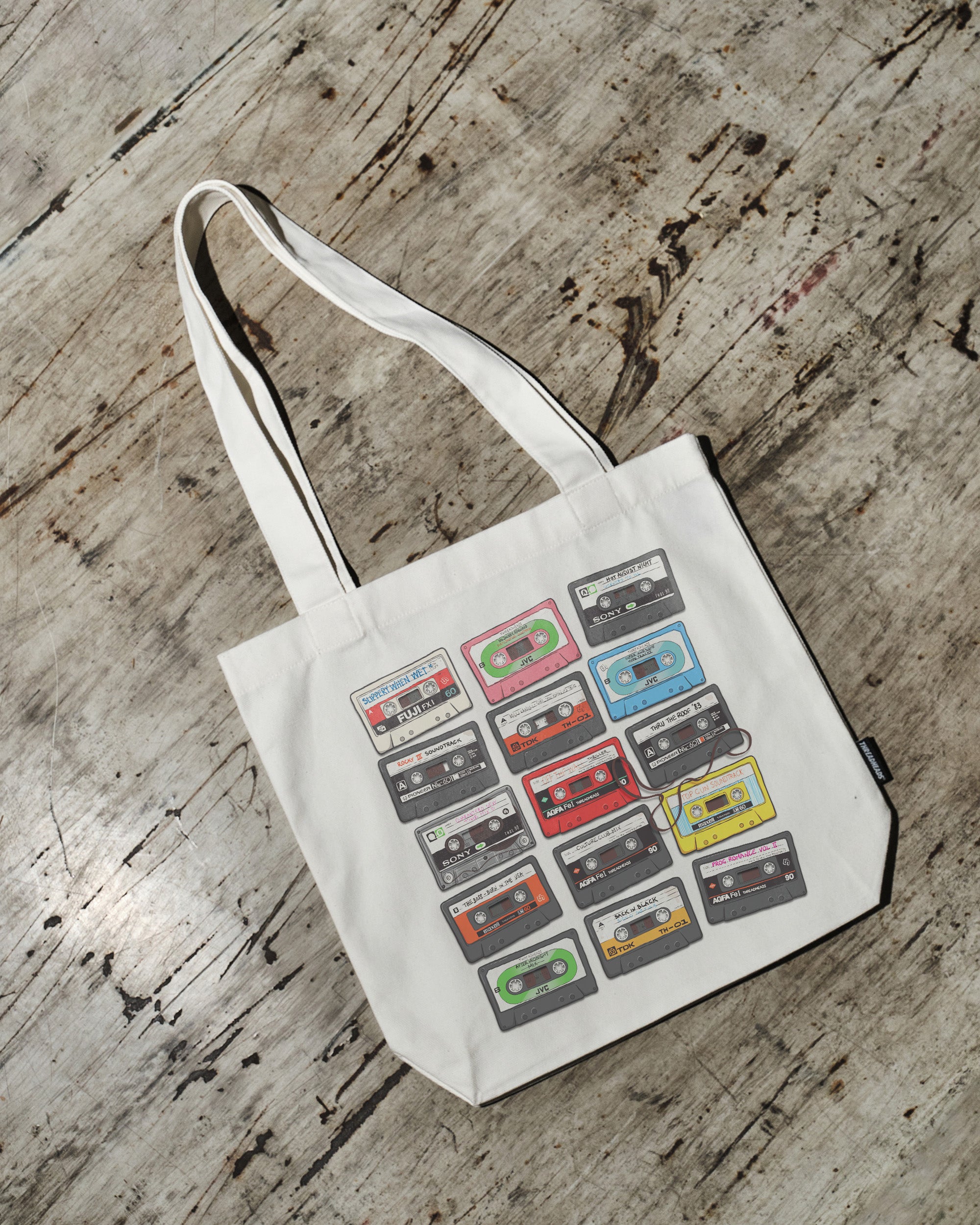 Cassette Tapes Tote Bag