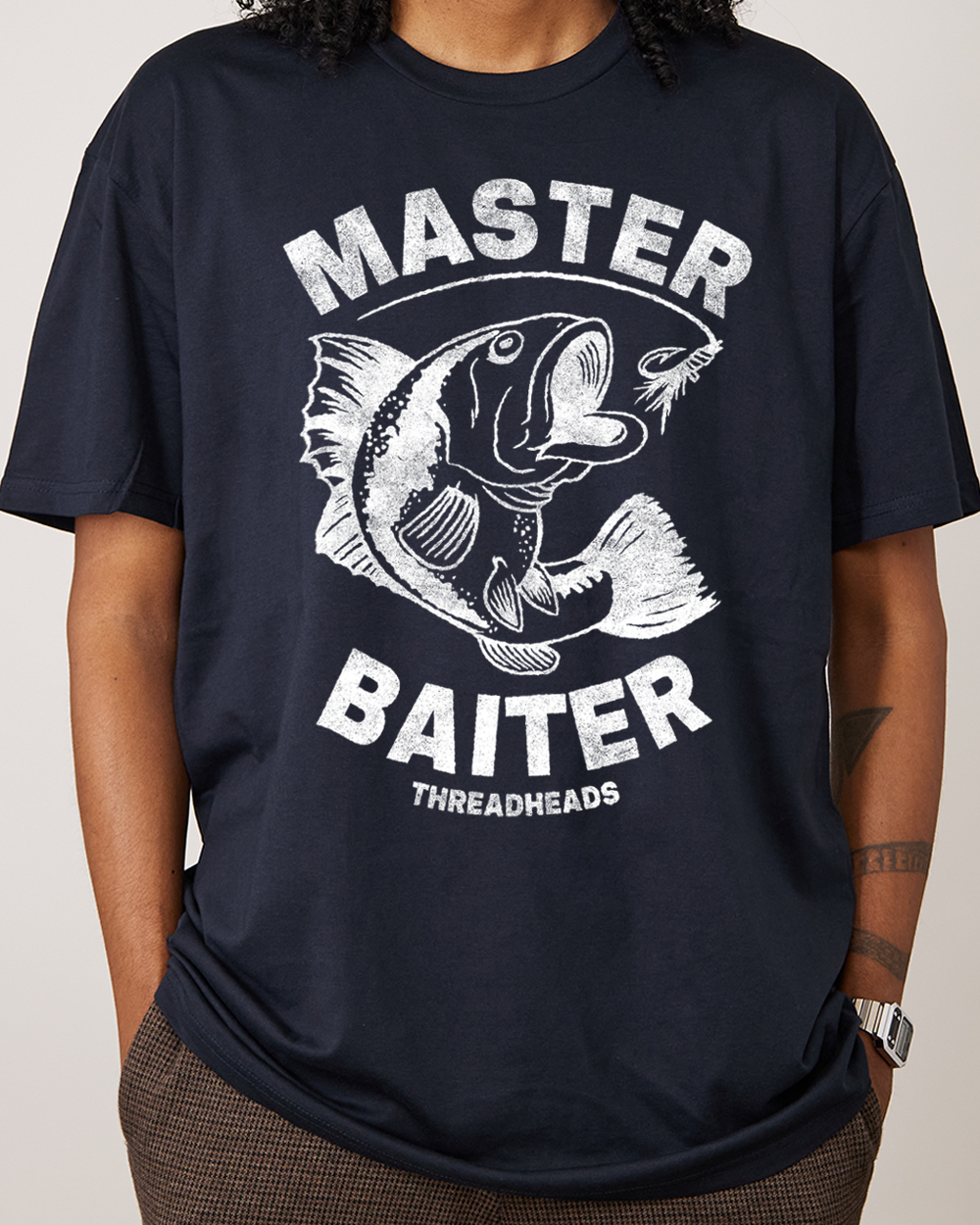 Master Baiter T-Shirt Europe Online #colour_navy