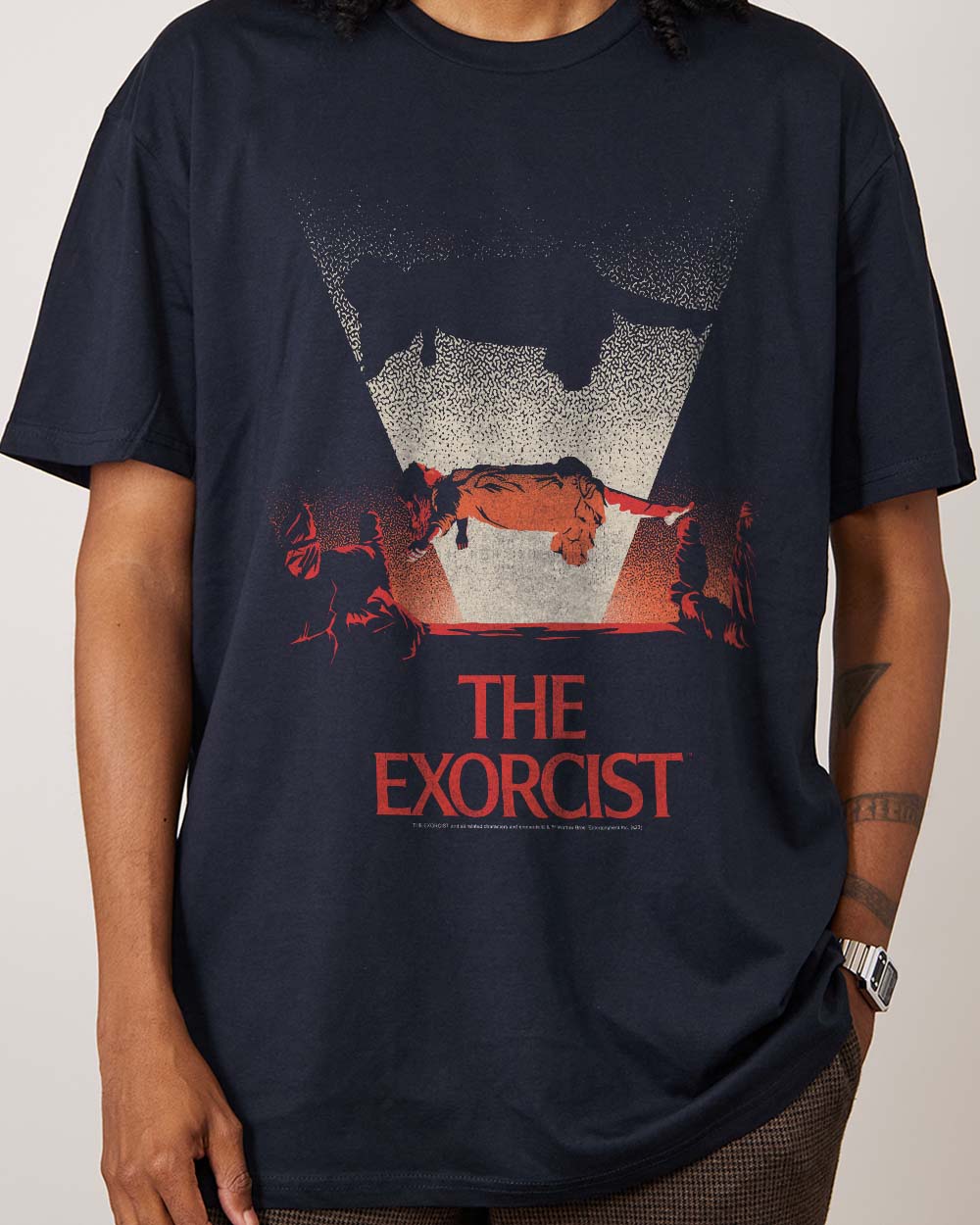 Retro Exorcist T-Shirt Europe Online Navy