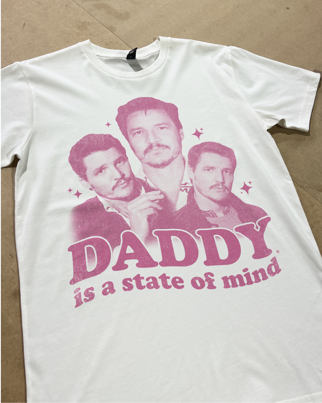 Daddy Is a State of Mind T-Shirt Australia Online #colour_natural