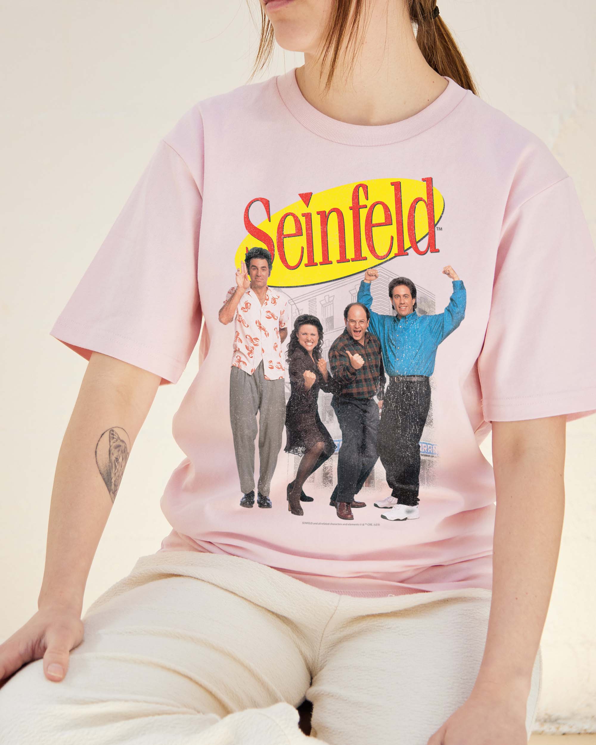 Seinfeld Characters T-Shirt Europe Online Pink