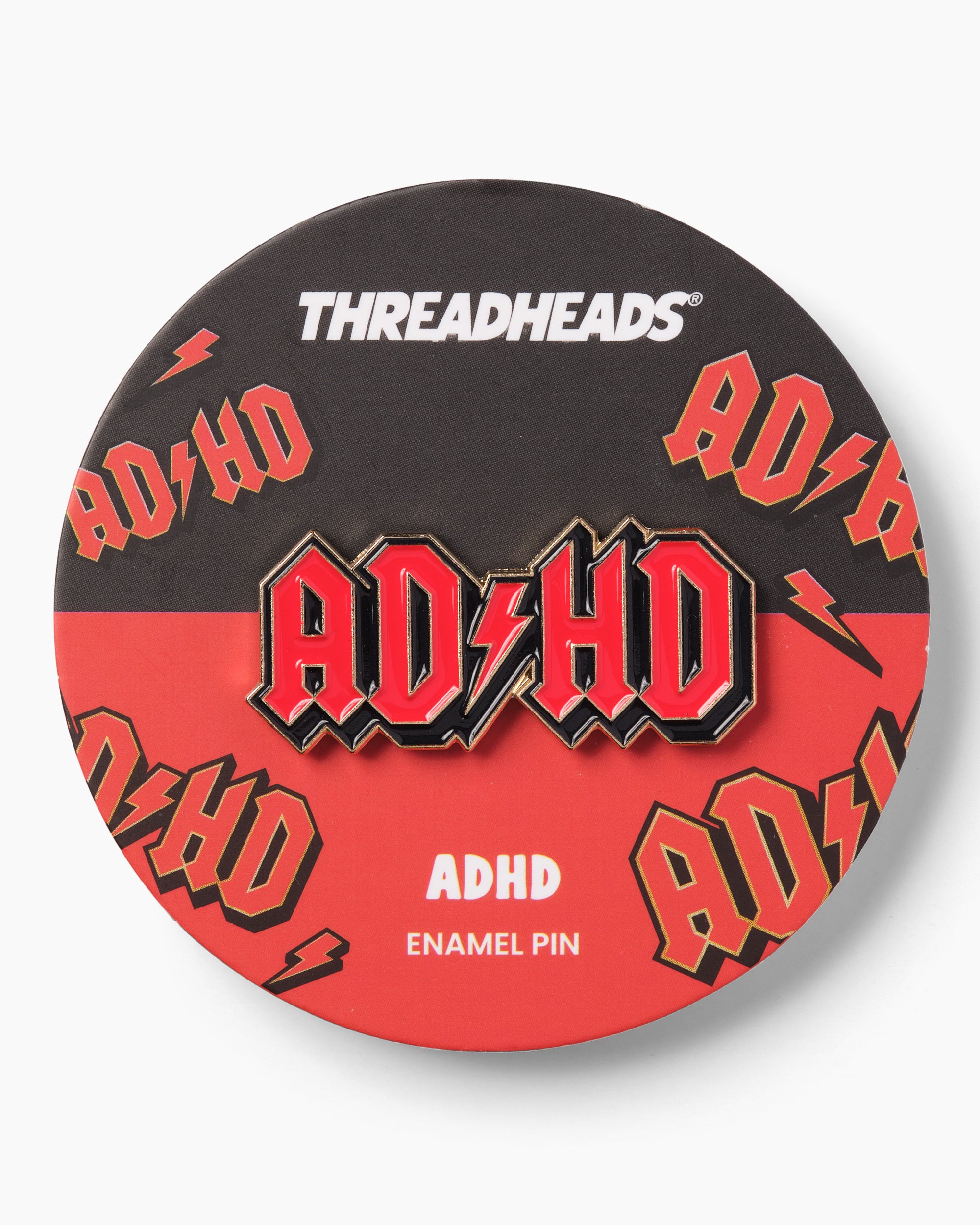 AD HD Enamel Pin