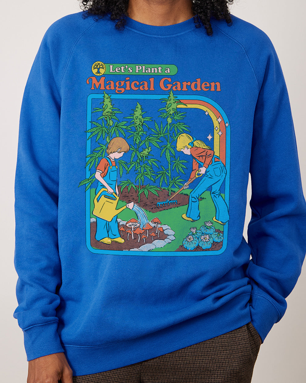 Magical Garden Sweater Australia Online #colour_blue