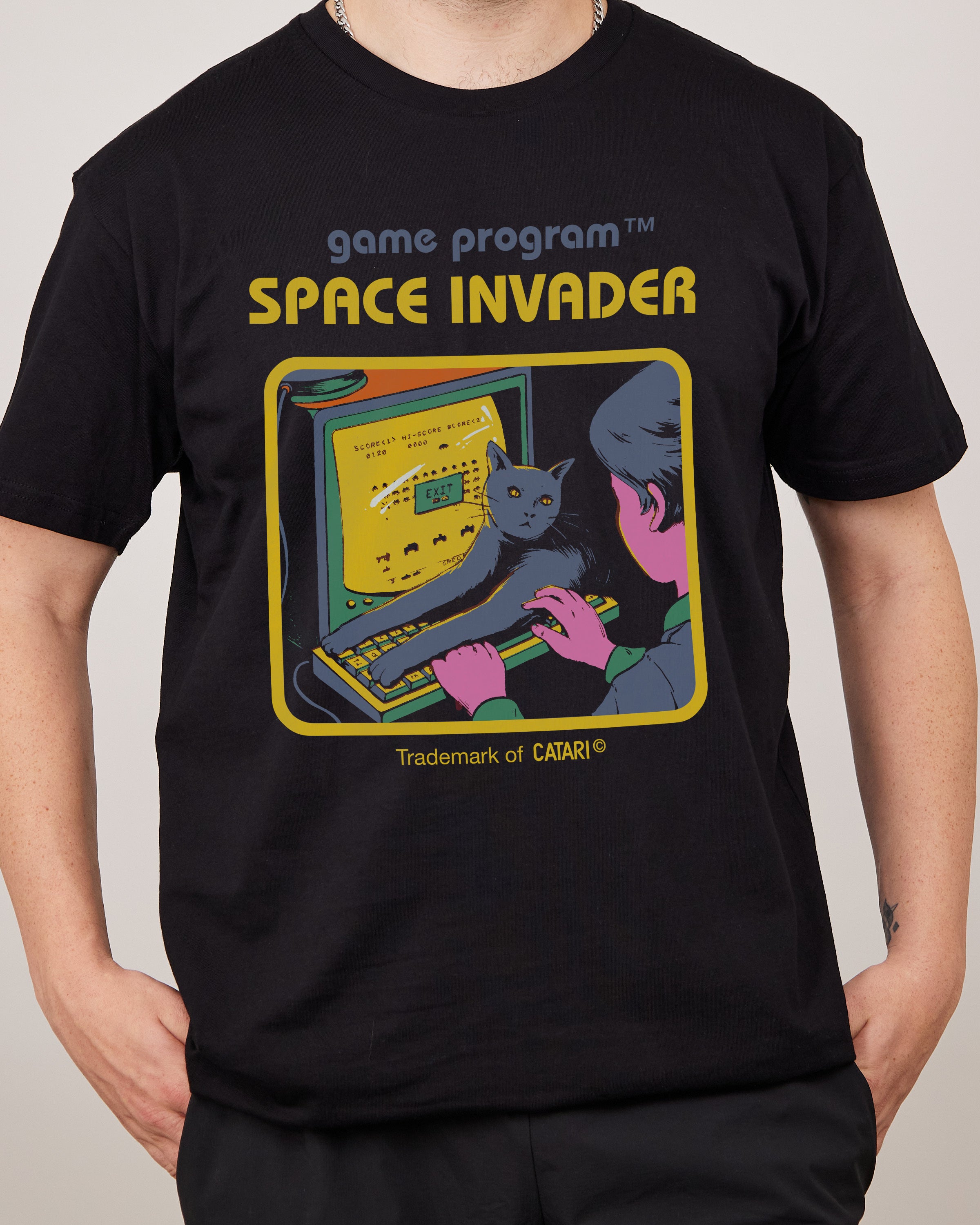 Space Invader T-Shirt Europe Online #colour_black