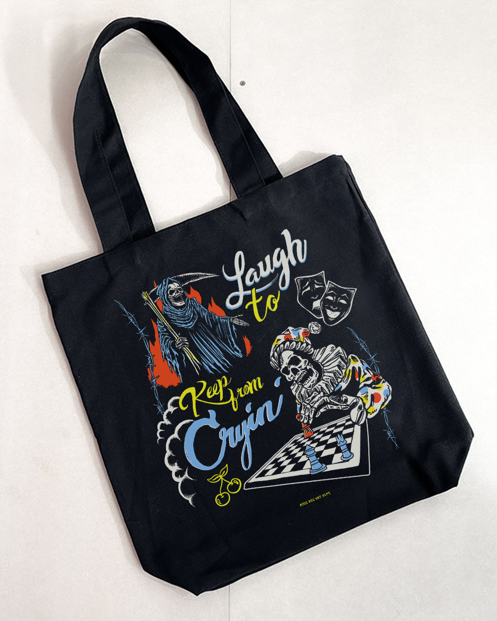 Laugh To Keep From Cryin' Tote Bag Europe Online #colour_black