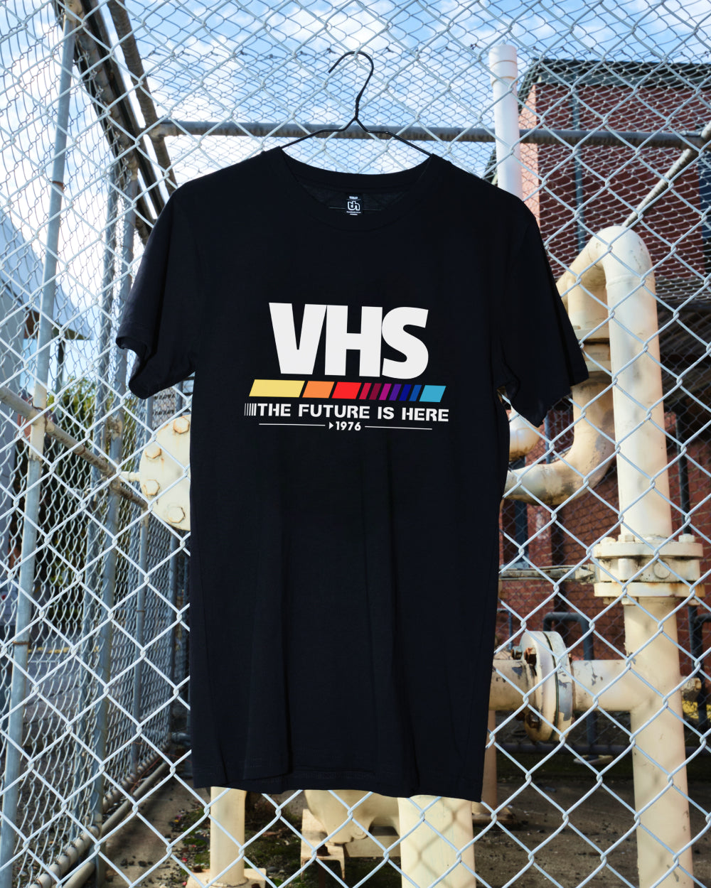 VHS - The Future is Now T-Shirt Europe Online #colour_black