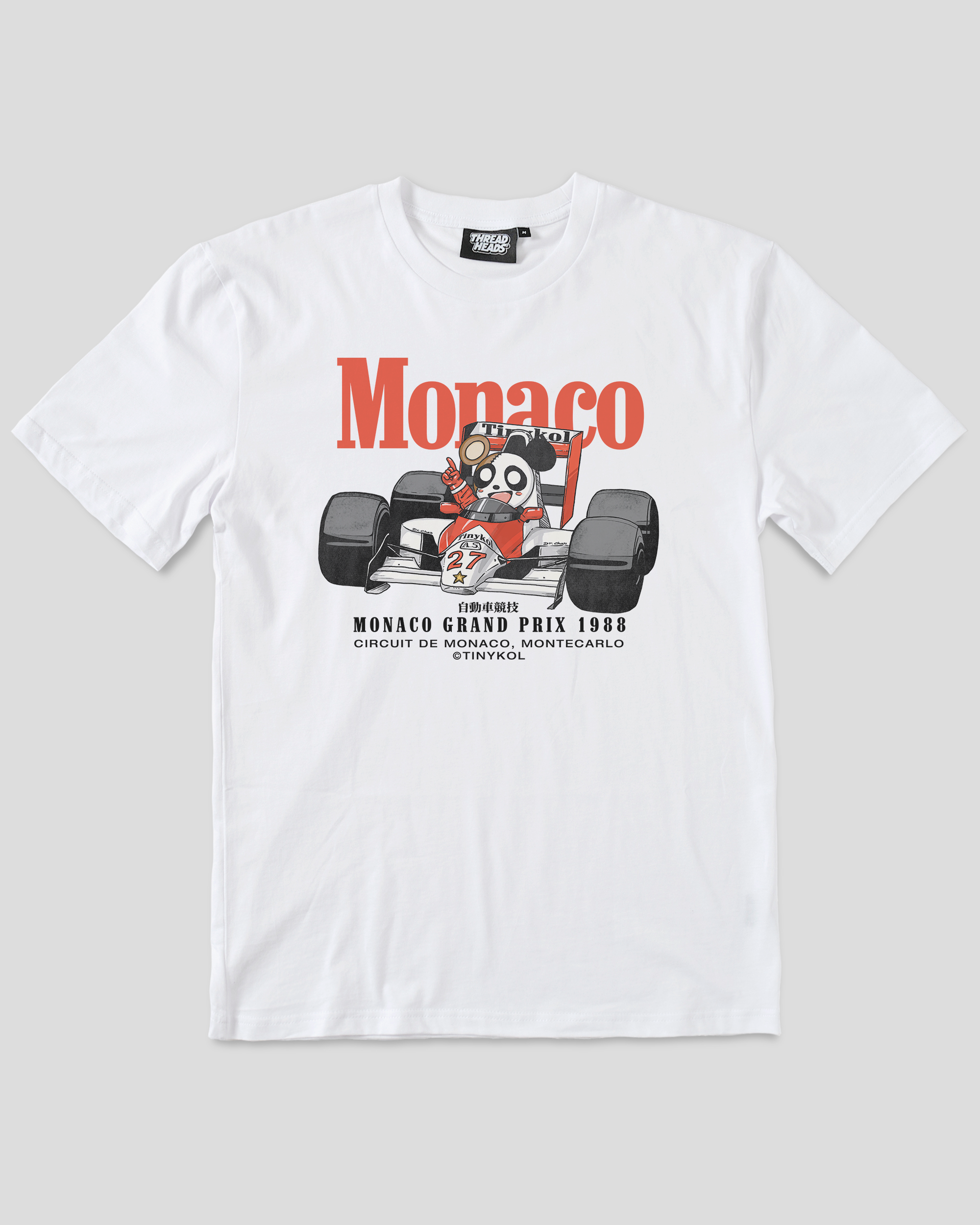 Monaco Racing T-Shirt Australia Online White