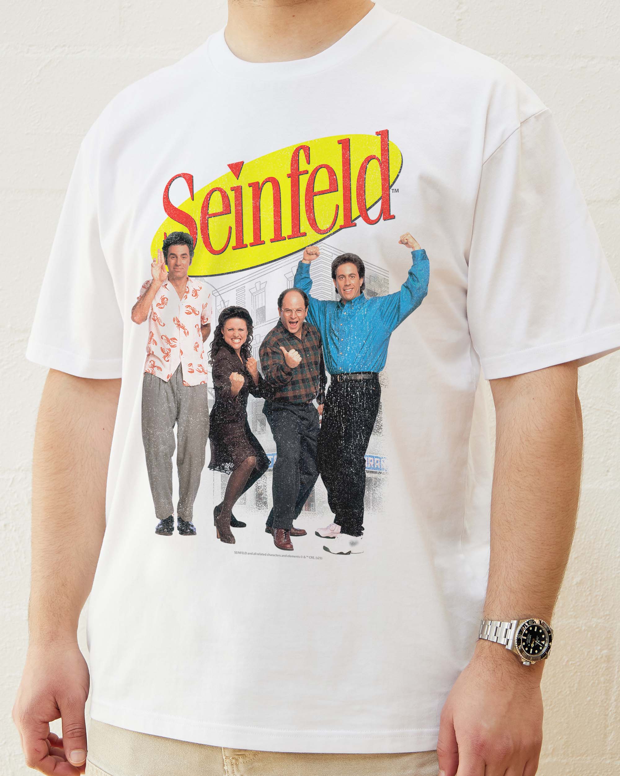 Seinfeld Characters T-Shirt Europe Online White