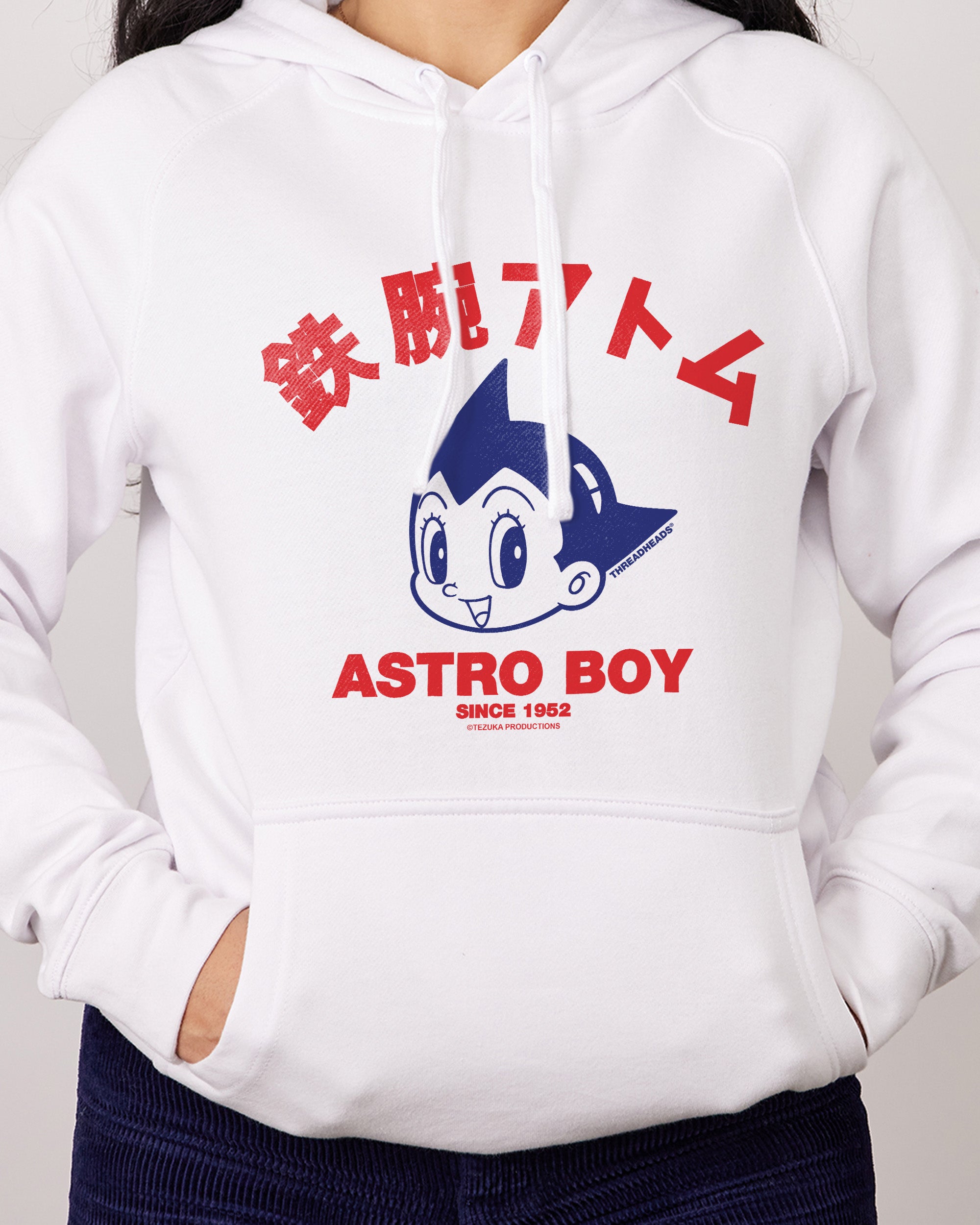 Astro Boy Face Hoodie Australia Online #colour_white