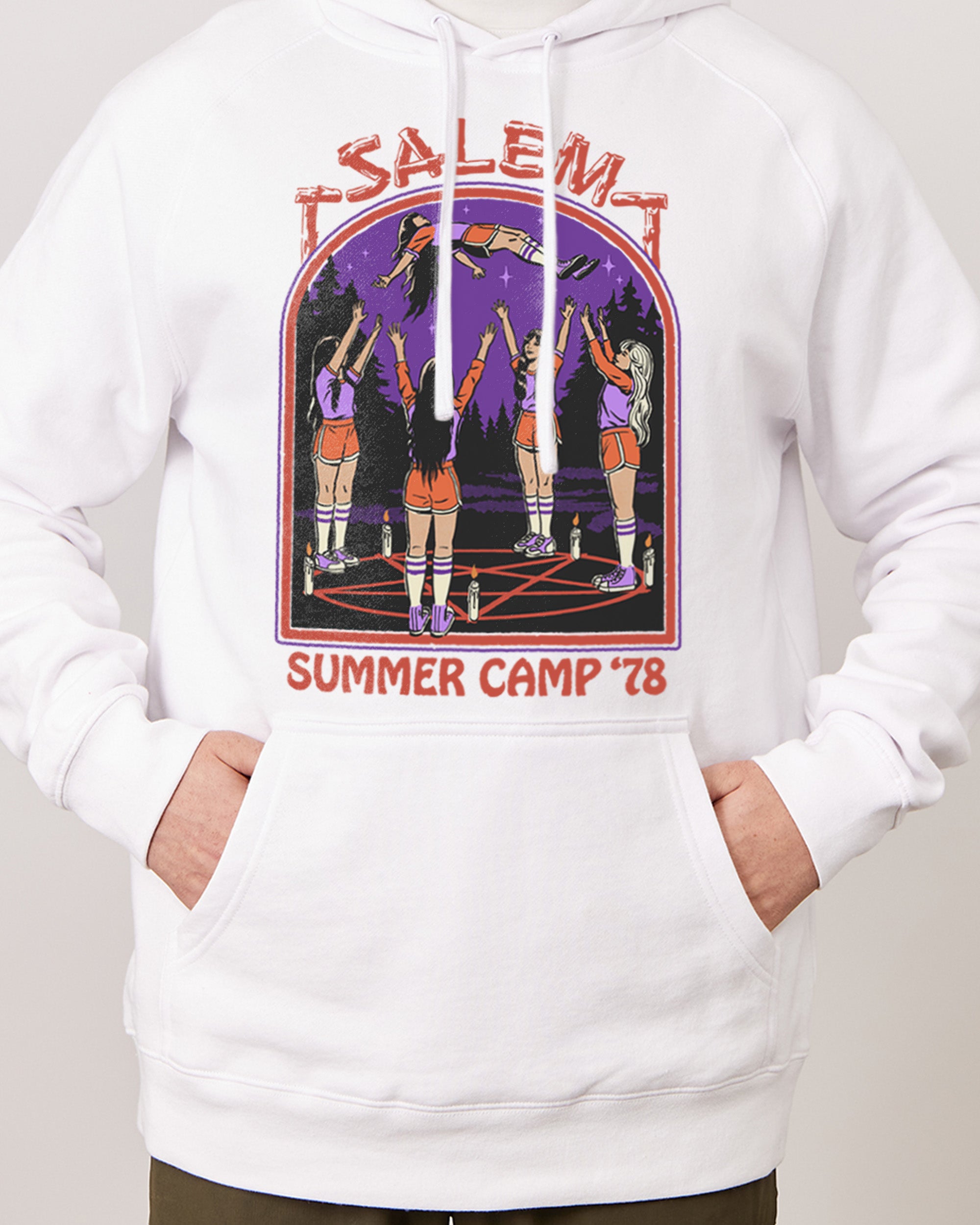 Salem Summer Camp Hoodie Europe Online White