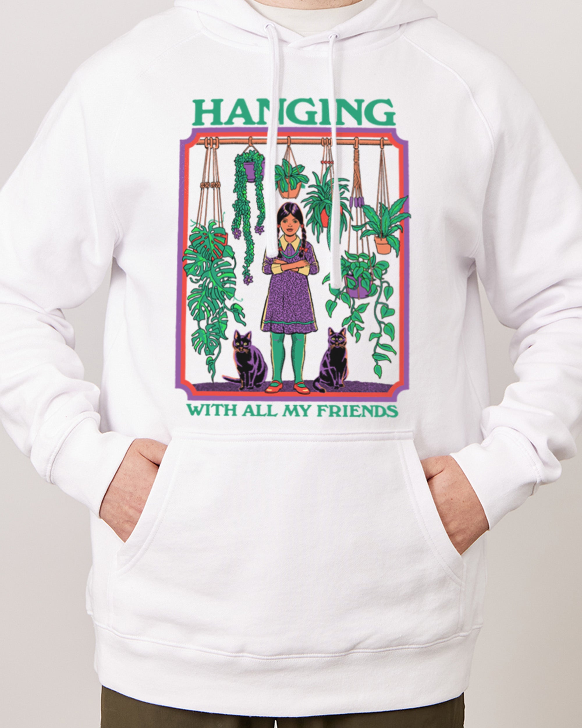 Hanging With All My Friends Hoodie Europe Online White