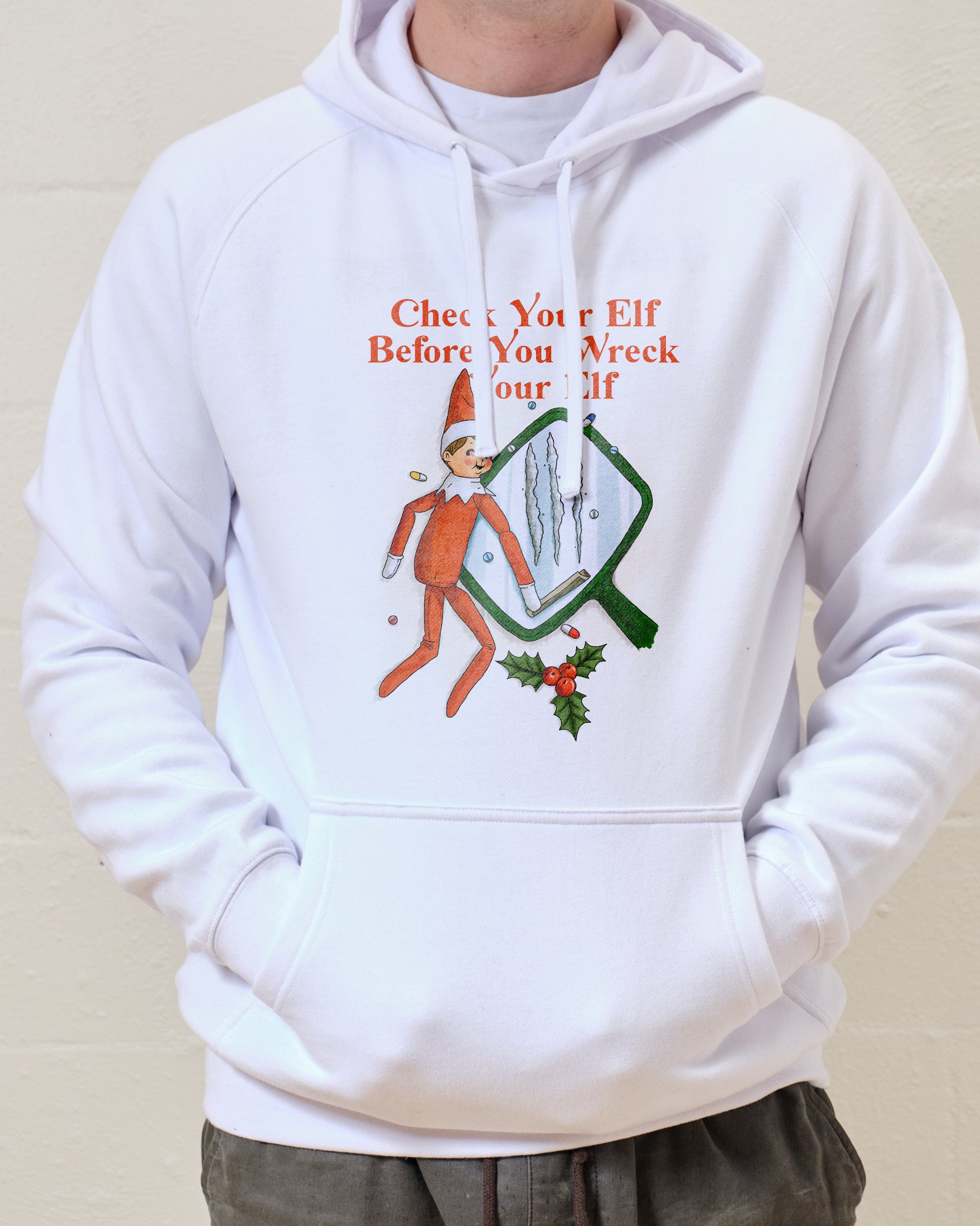 Check your Elf Hoodie Europe Online White