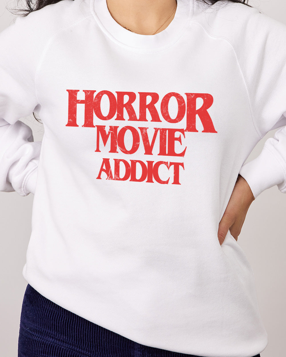 Horror Movie Addict Jumper Europe Online White