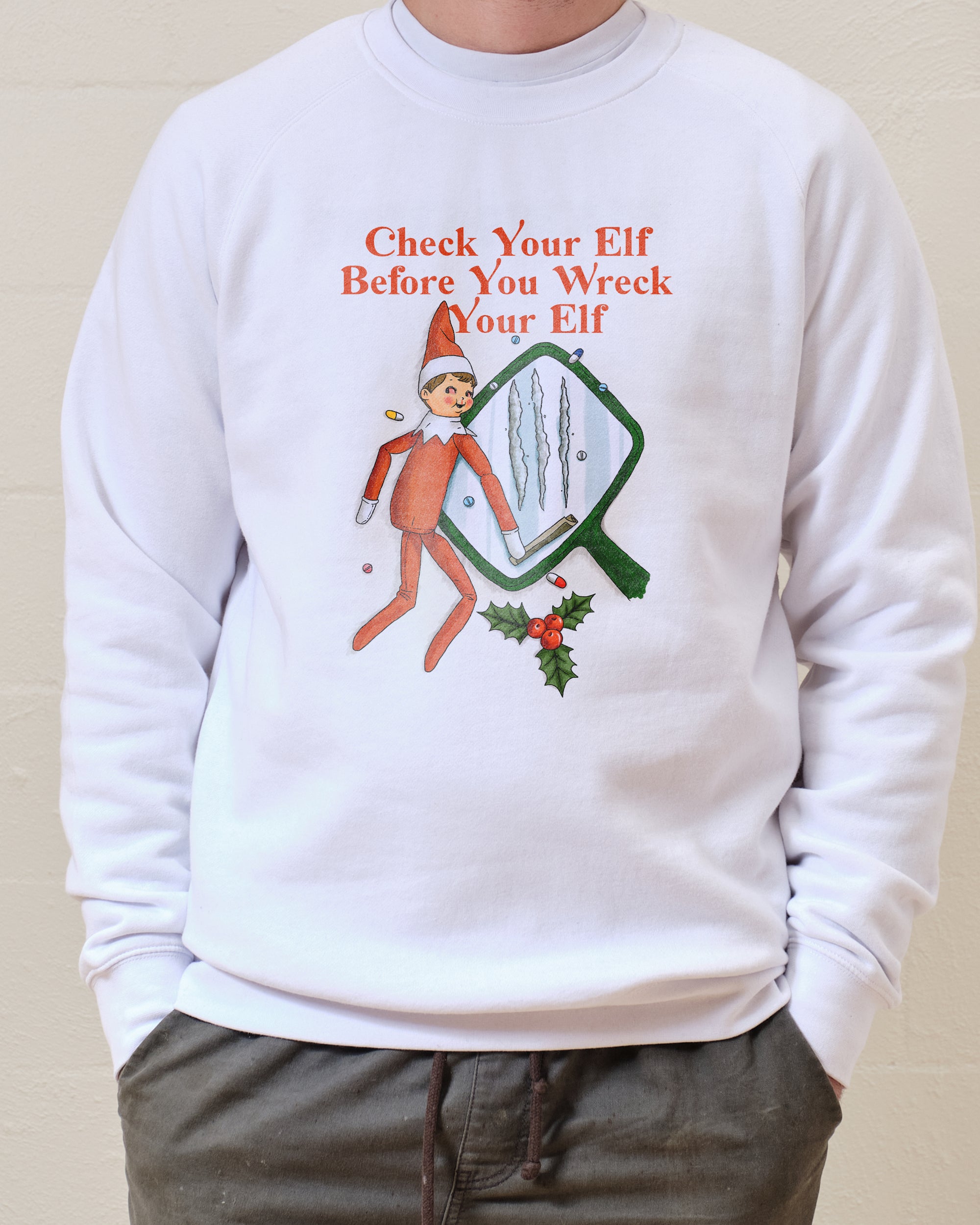 Check your Elf Jumper Europe Online White