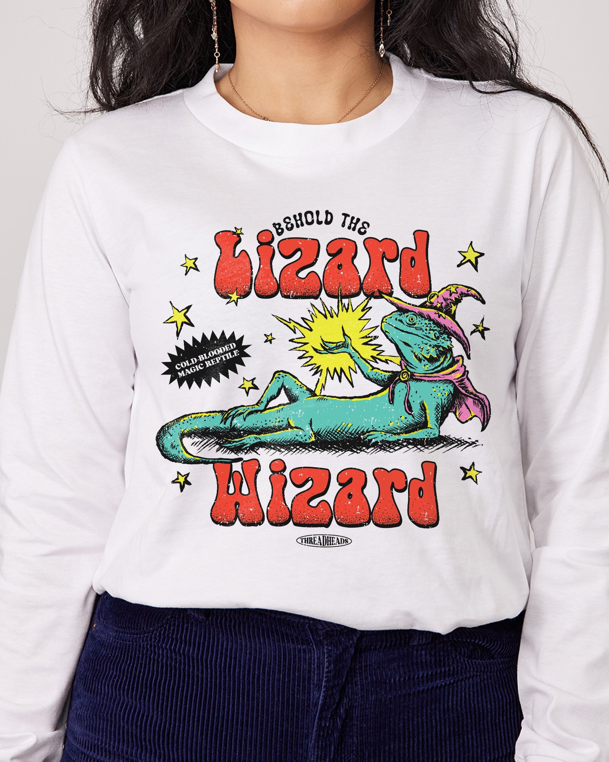 Lizard Wizard Long Sleeve Australia Online White