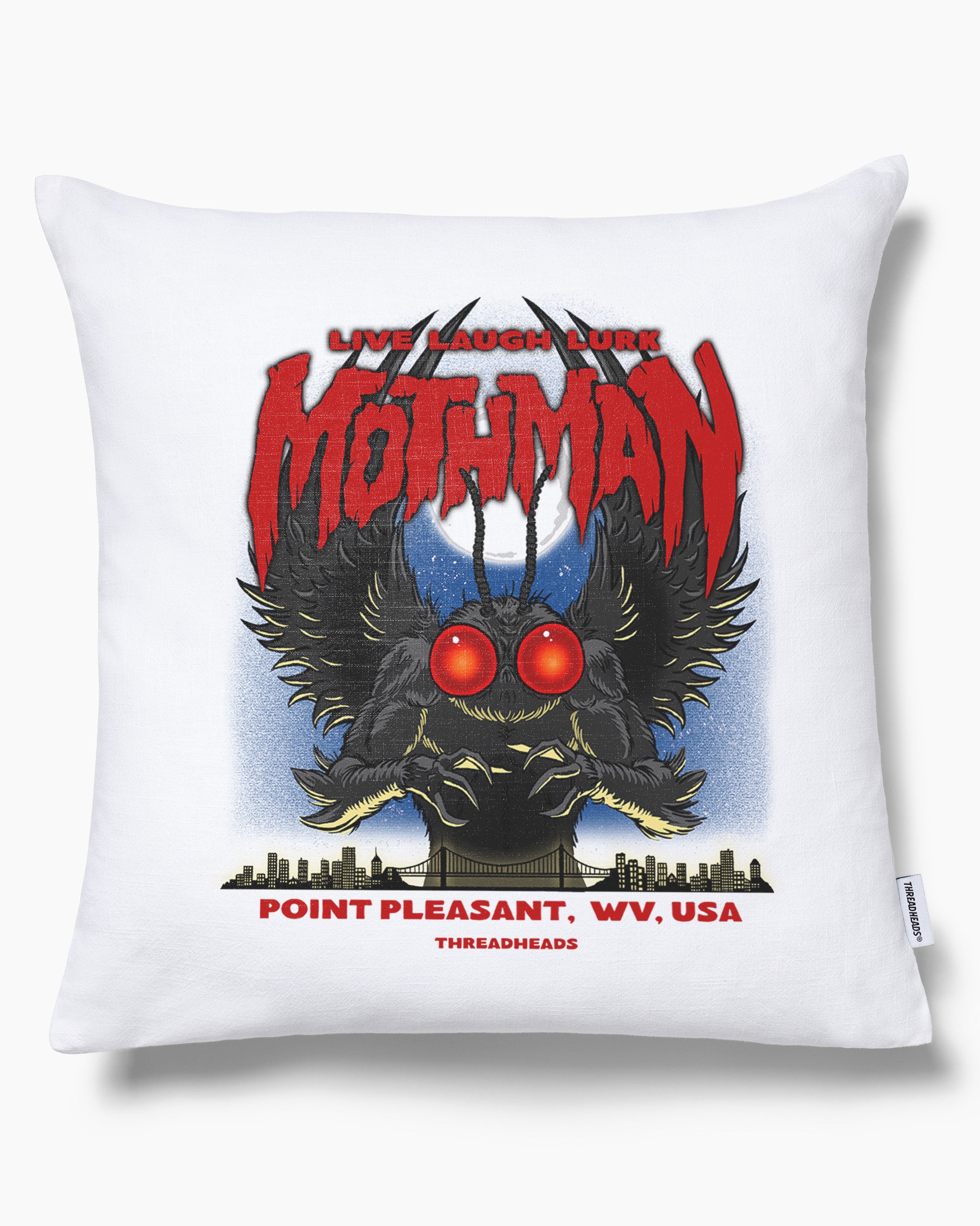 Mothman - Live Laugh Lurk Cushion Australia Online