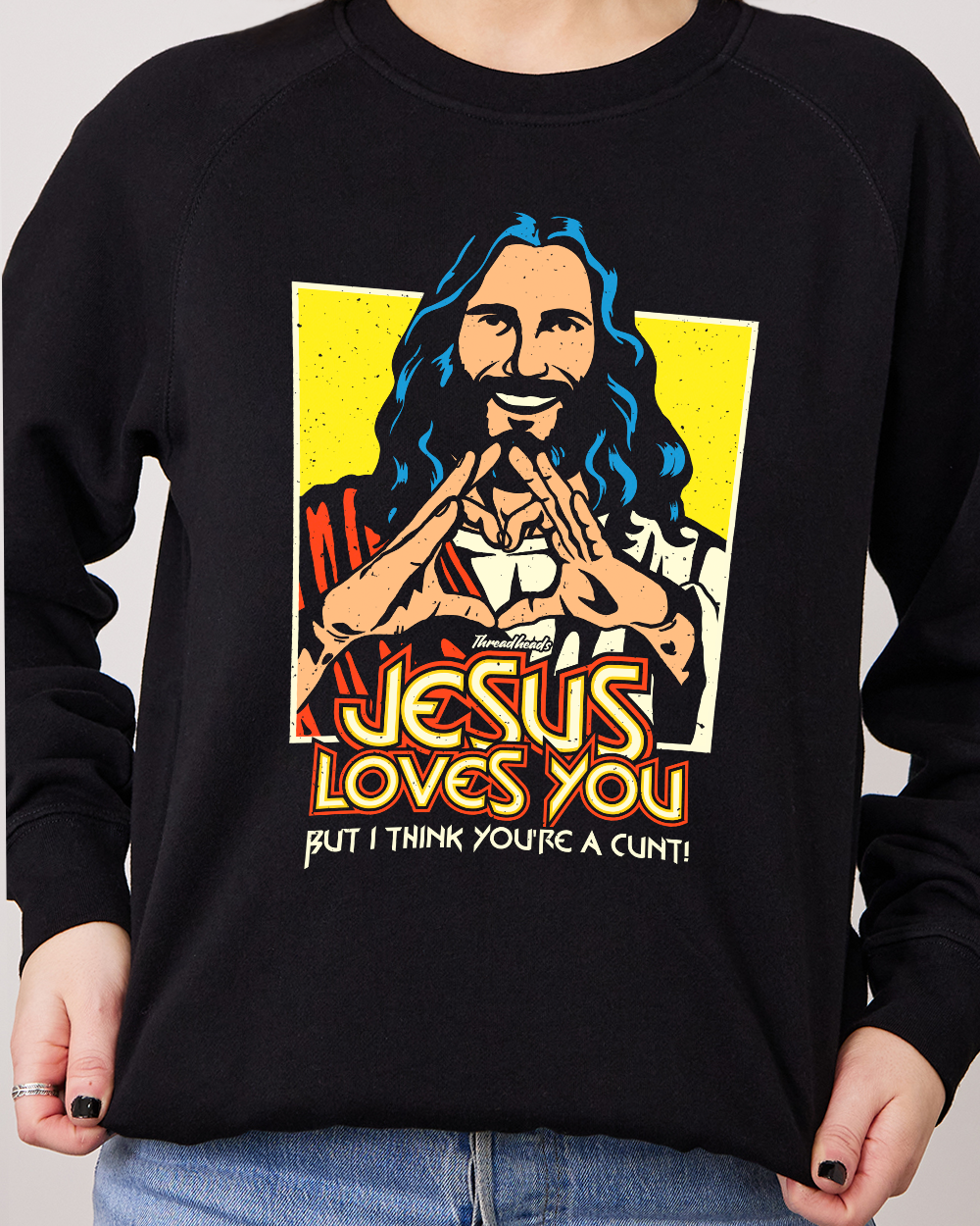 Jesus Loves You Jumper Europe Online Black