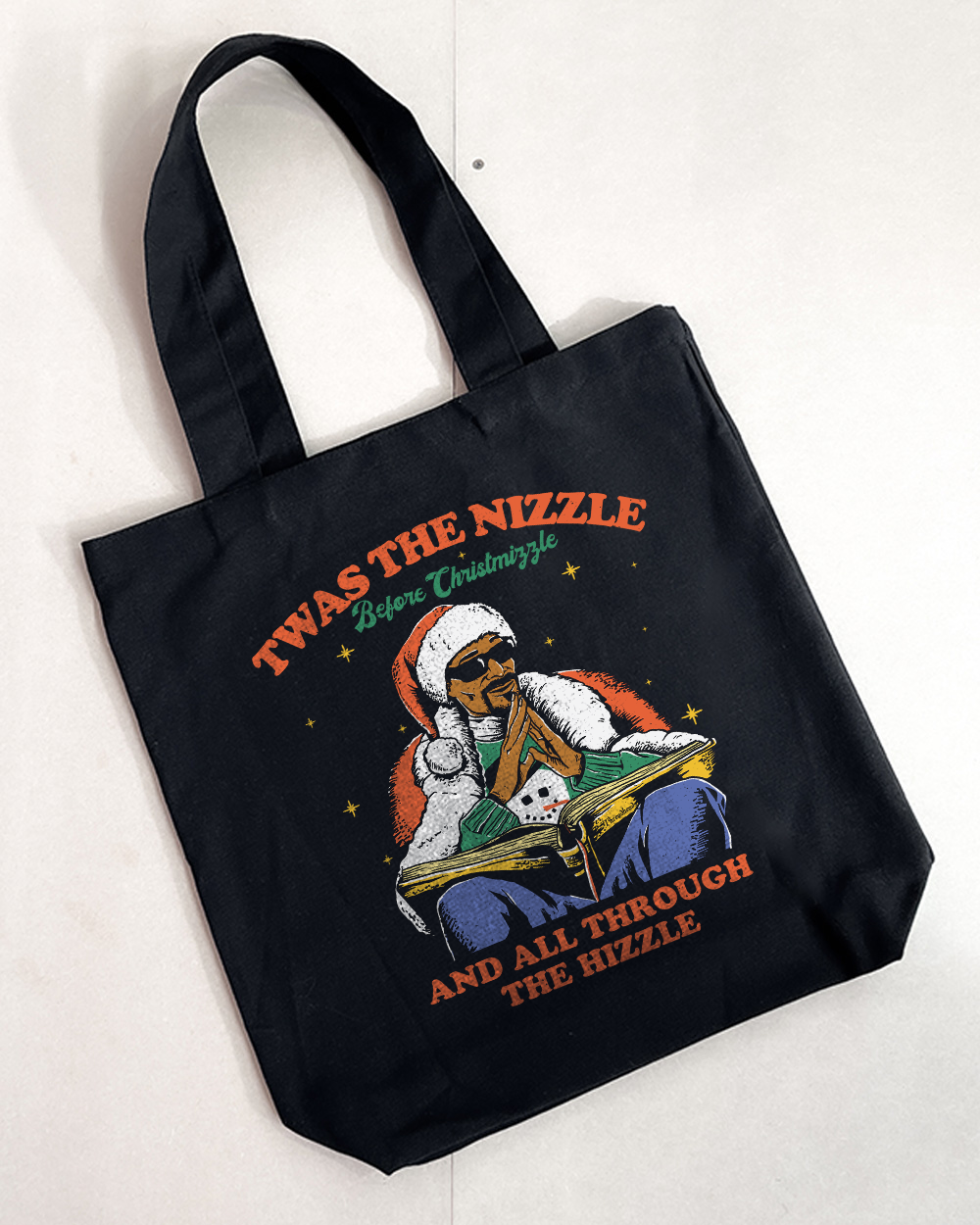 Christmizzle Dogg Tote Bag Europe Online Black
