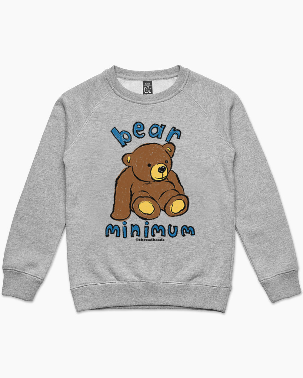 Bear Minimum Kids Jumper Australia Online Grey
